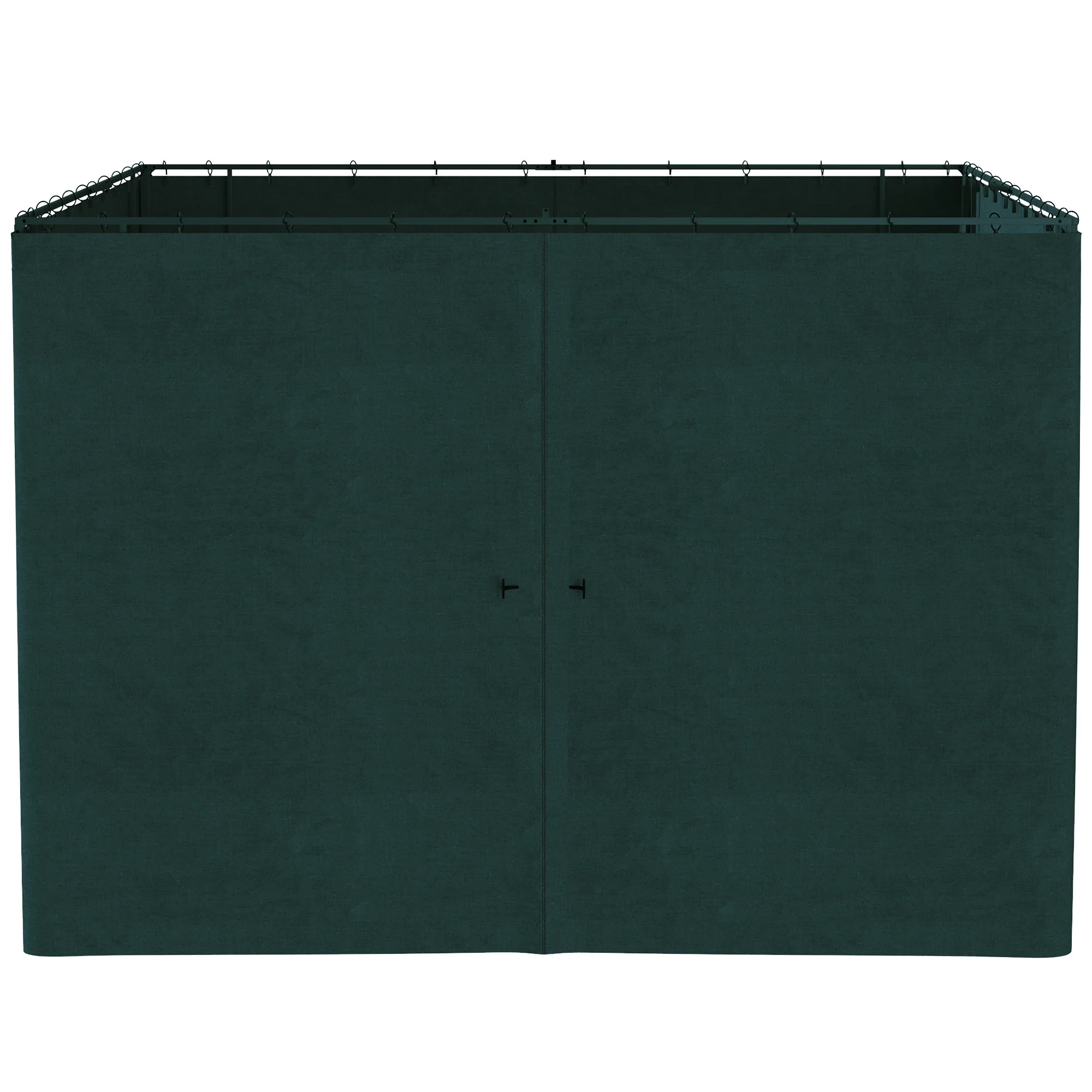 10' x 10' Universal Gazebo Sidewall Set (4 Panels) with Hooks, Slate Grey - Image 10