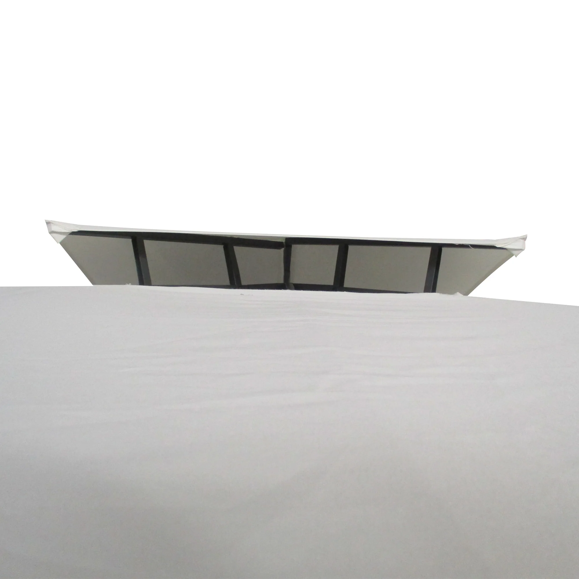 10' x 13' Outdoor Gazebo with Double Roof and Screen Panels, White - Image 10