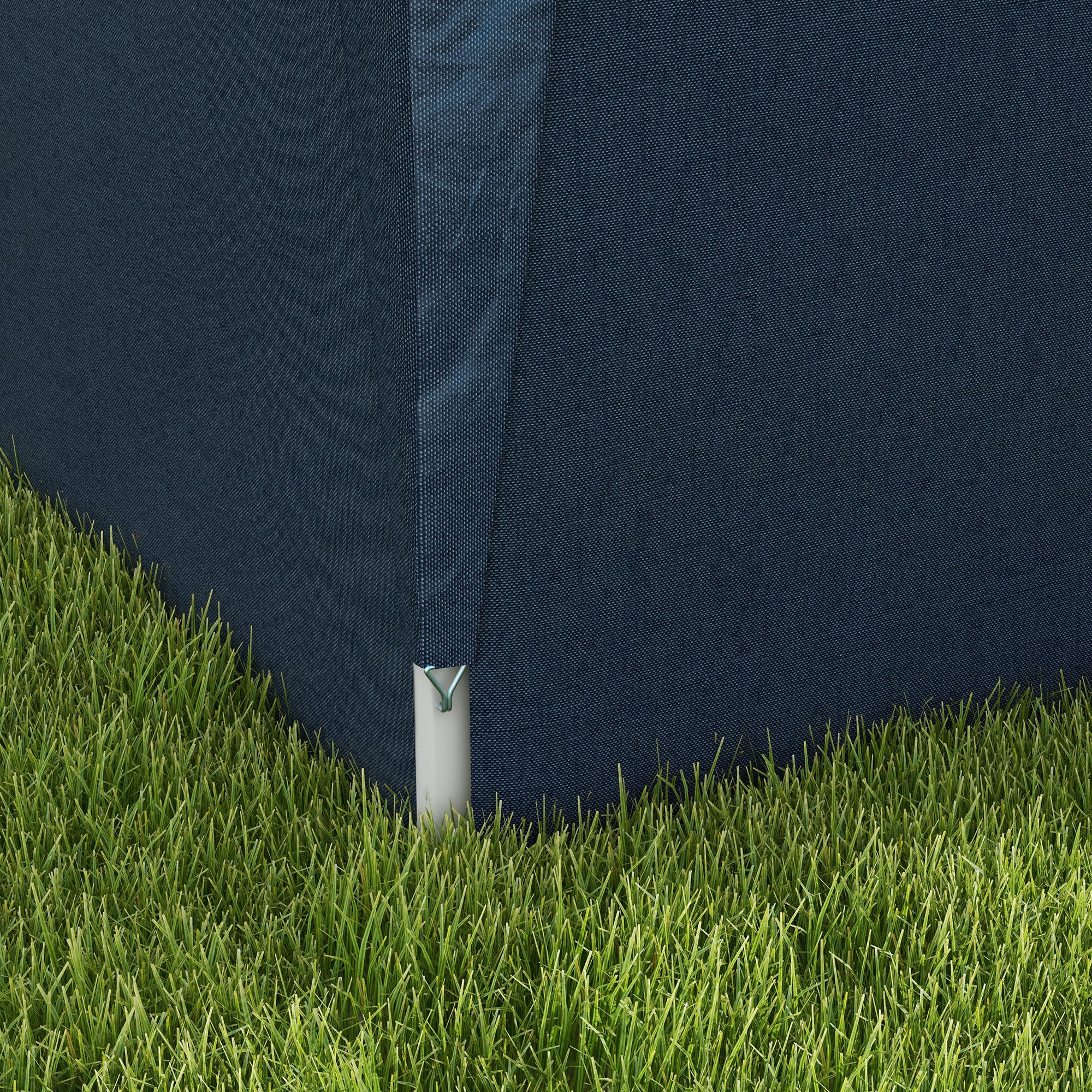 10' x 19.5' Pop Up Canopy Tent with Sidewalls, Dark Blue - Image 11