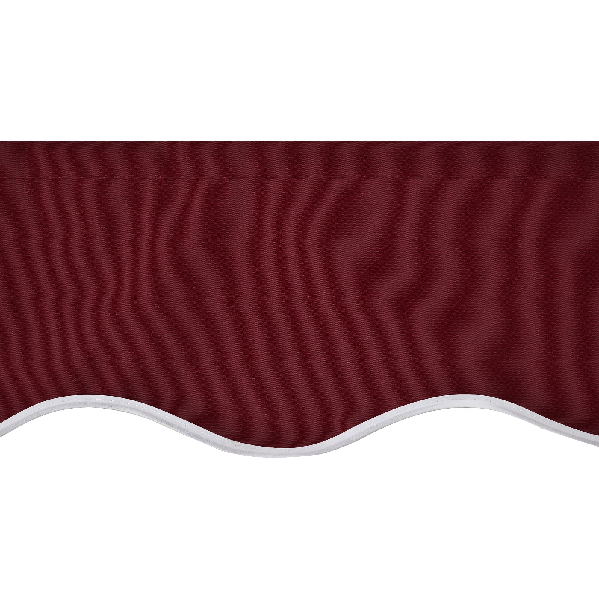 11' x 10' Retractable Awning Fabric Replacement, 280gsm UV Resistant Fabric, Wine Red - Image 10