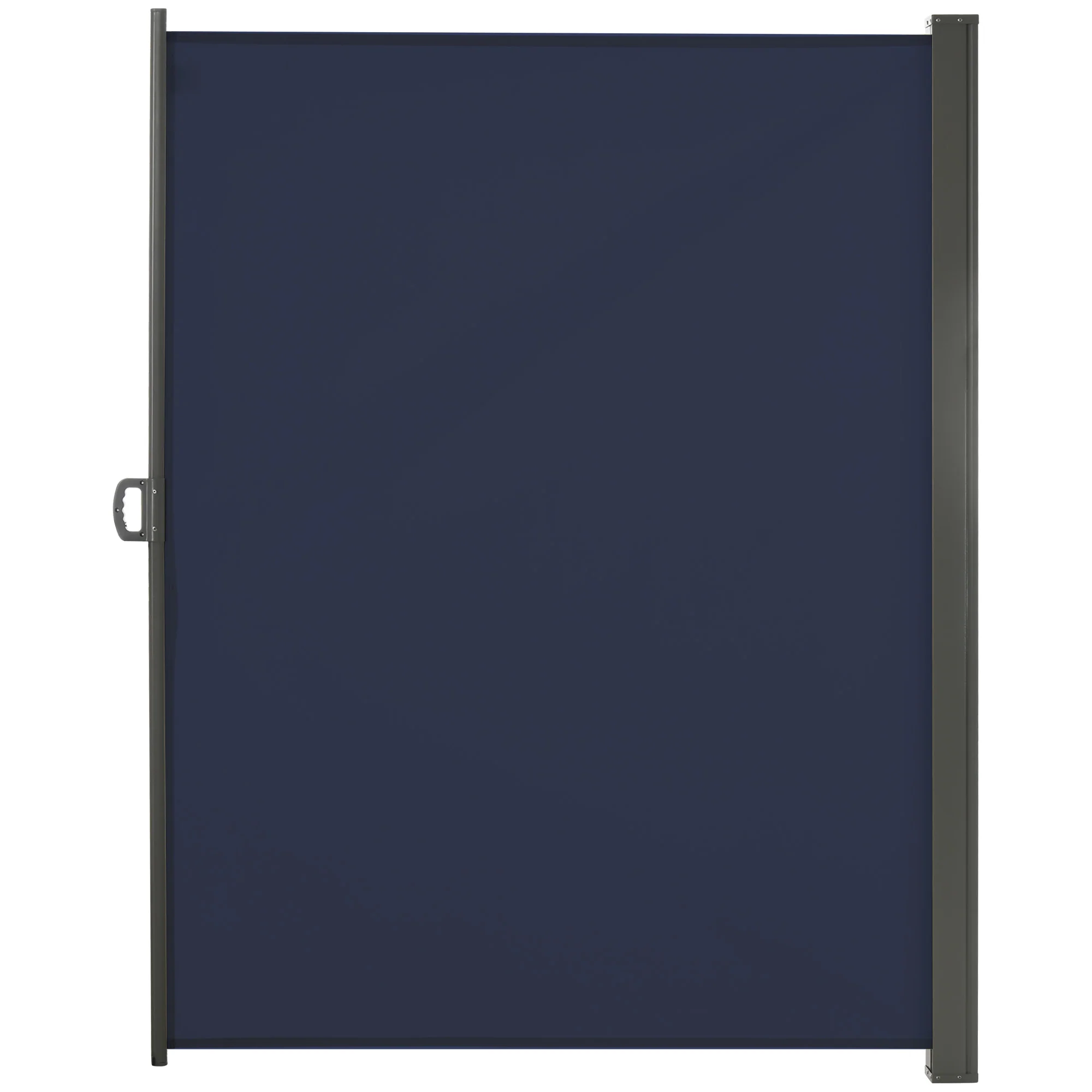 118" x 79" Retractable Side Awning with UV & Wind Protection, Dark Blue - Image 12