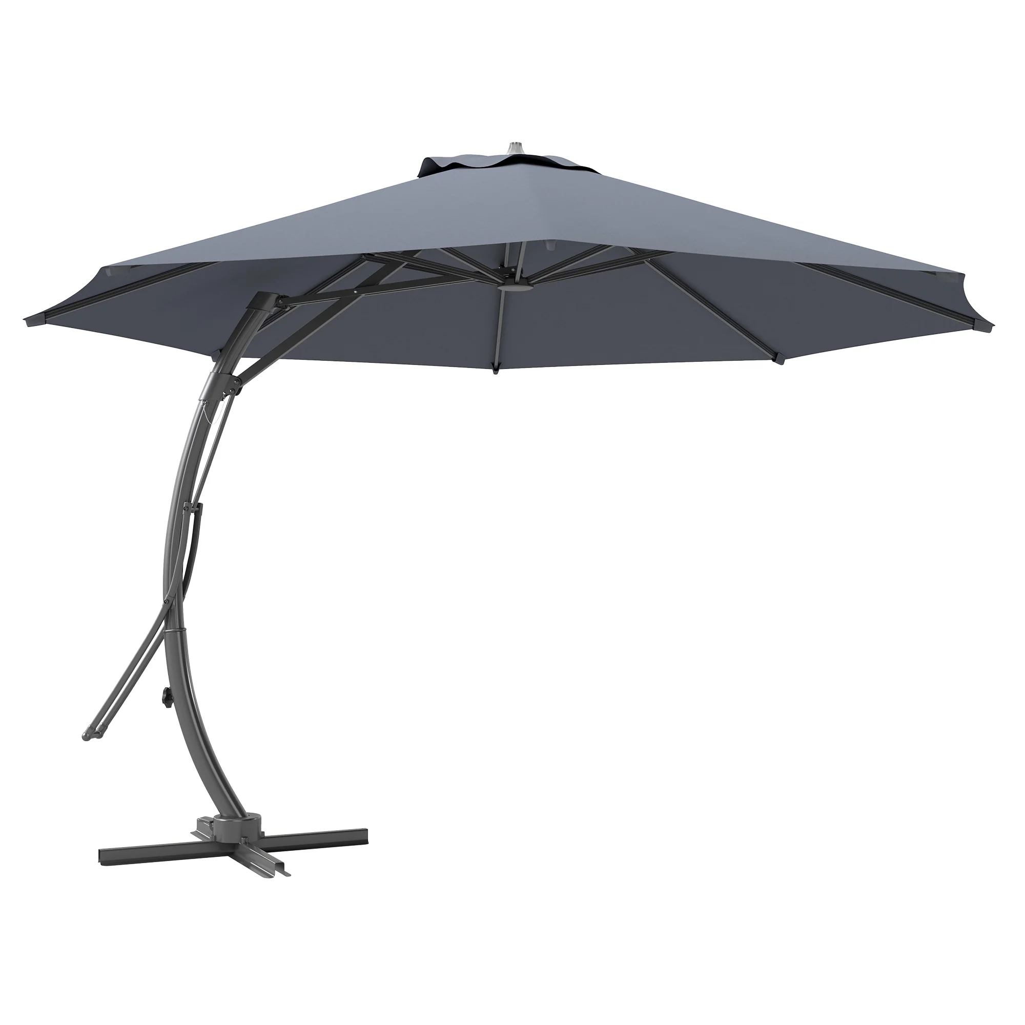 11' Patio Umbrella with 360° Rotation & UPF 50+ Protection