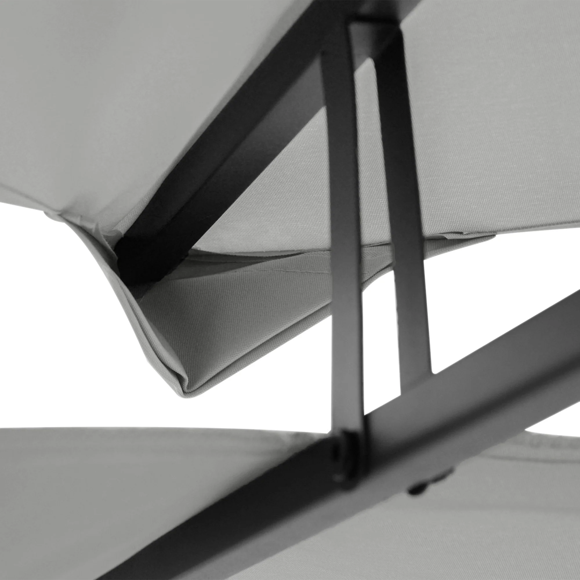 13.1' x 9.8' 2-Tier Gazebo Replacement Canopy (Top Only), Light Grey - Image 10