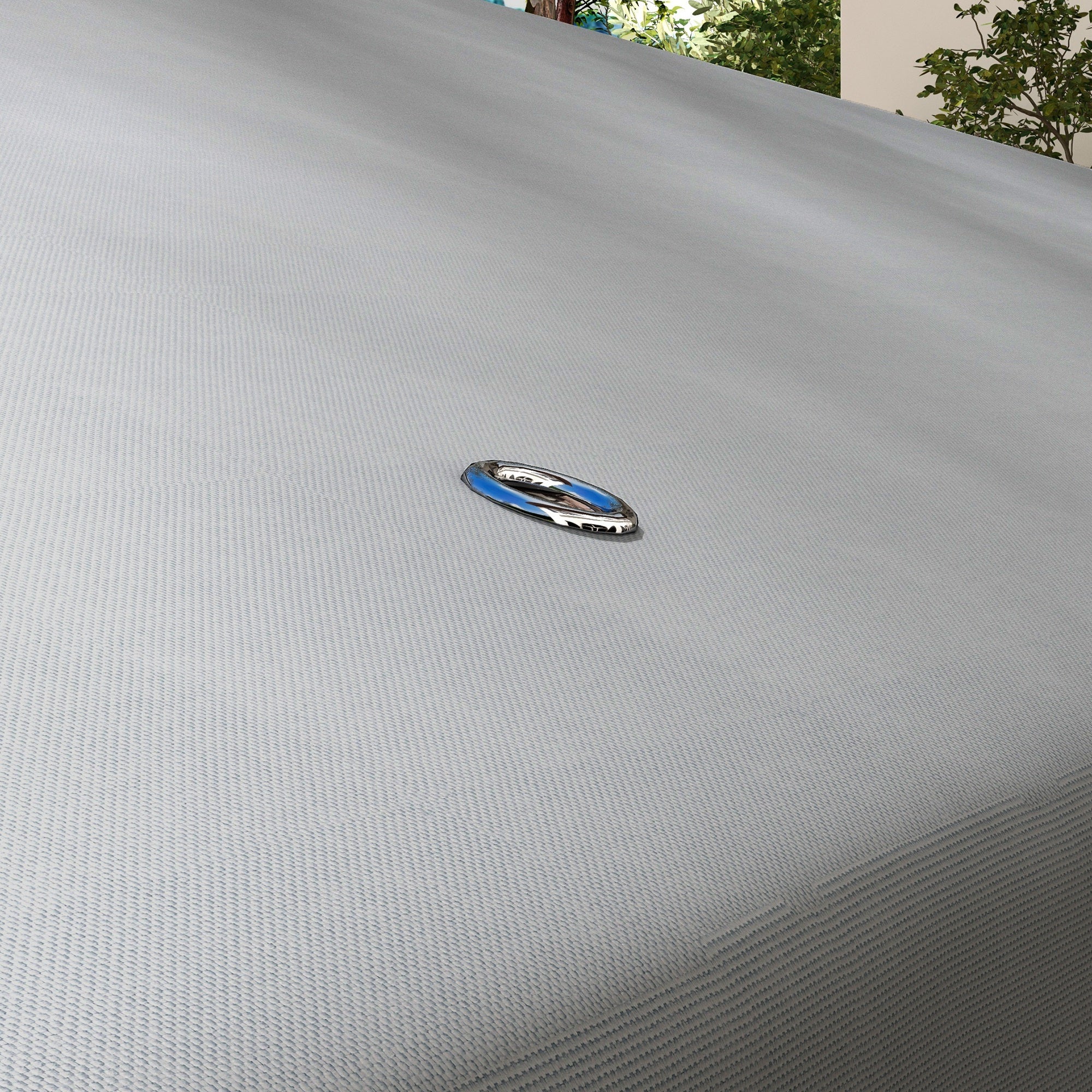 13.1' x 9.8' Gazebo Replacement Canopy with Double Vented Roof, TOP ONLY, Grey - Image 10