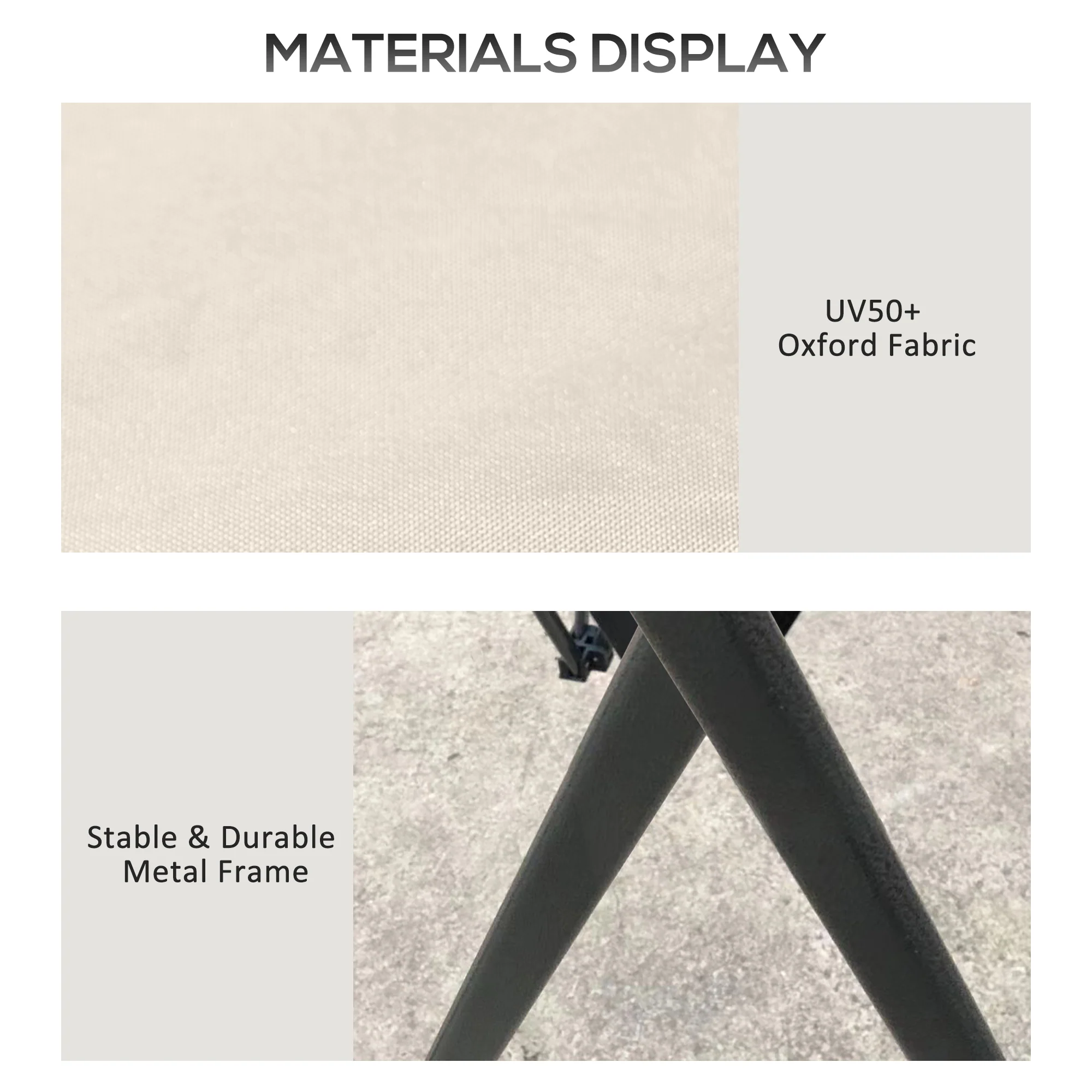 13' x 13' Pop Up Canopy with Mesh Sidewalls, Water/Sand Bag and Wheeled Carry Bag, Beige - Image 10
