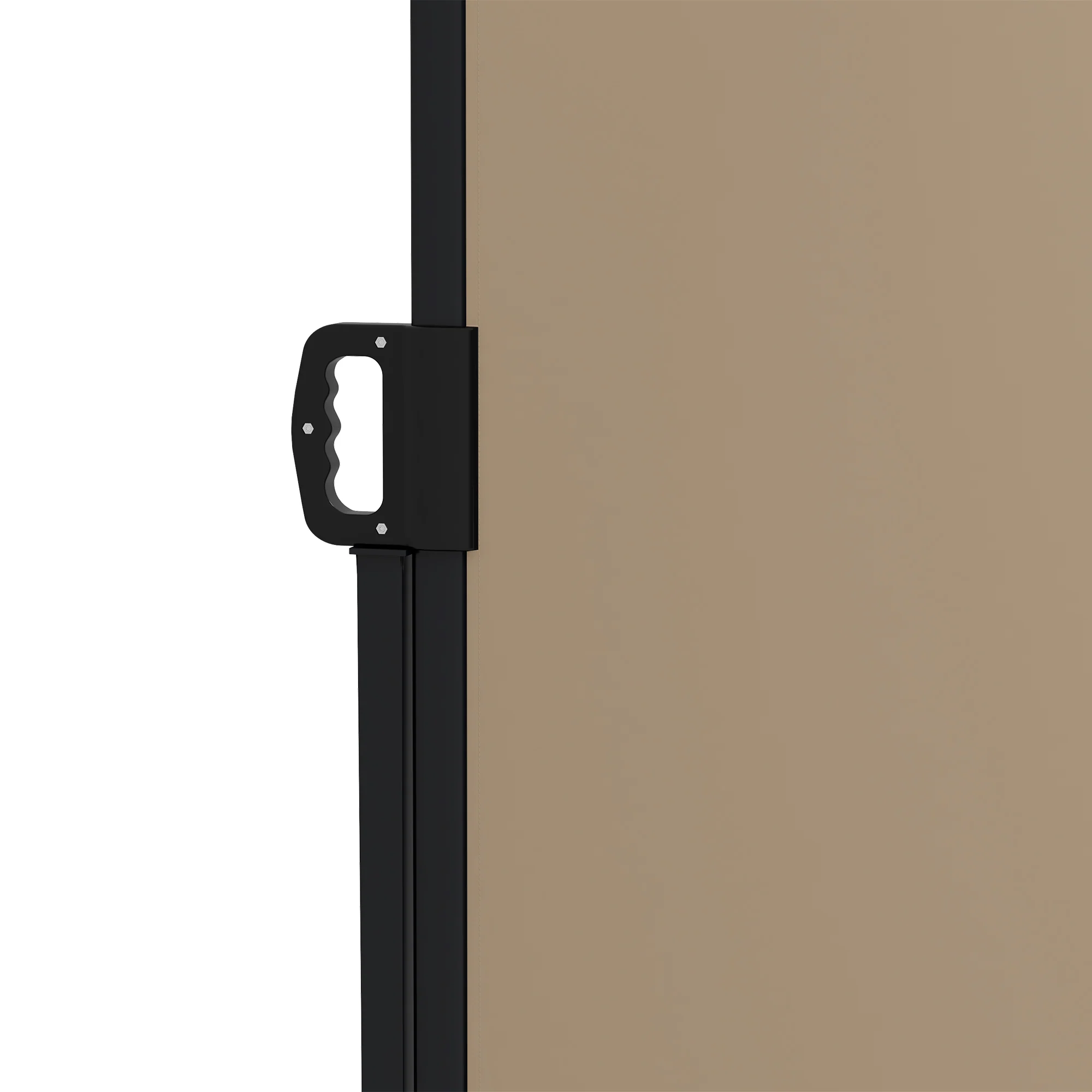 13' x 6' Retractable Side Awning, Full Cassette Privacy Screen, Khaki - Image 10