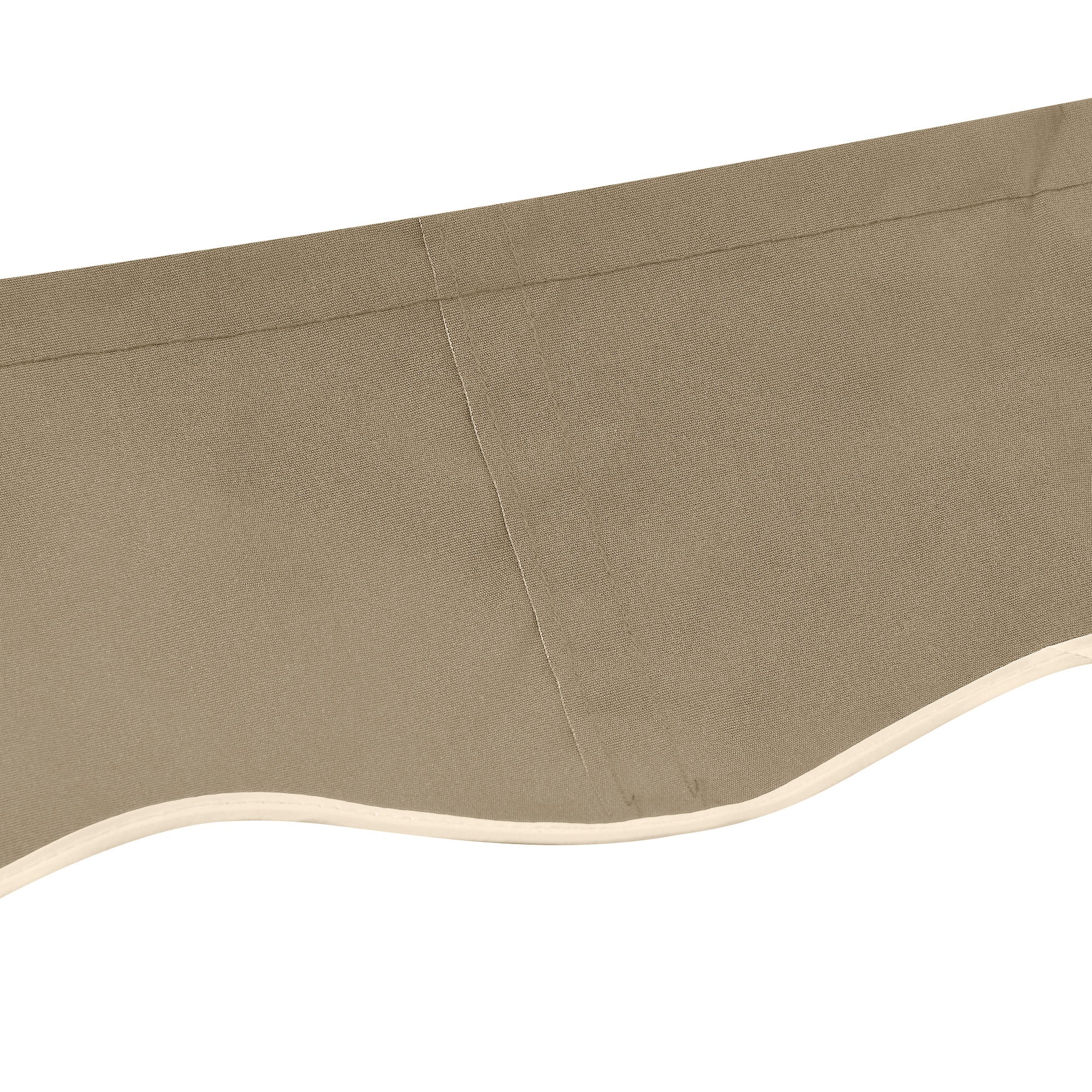 13' x 8' Retractable Awning Fabric Replacement, 280gsm UV Resistant Fabric, Beige - Image 11