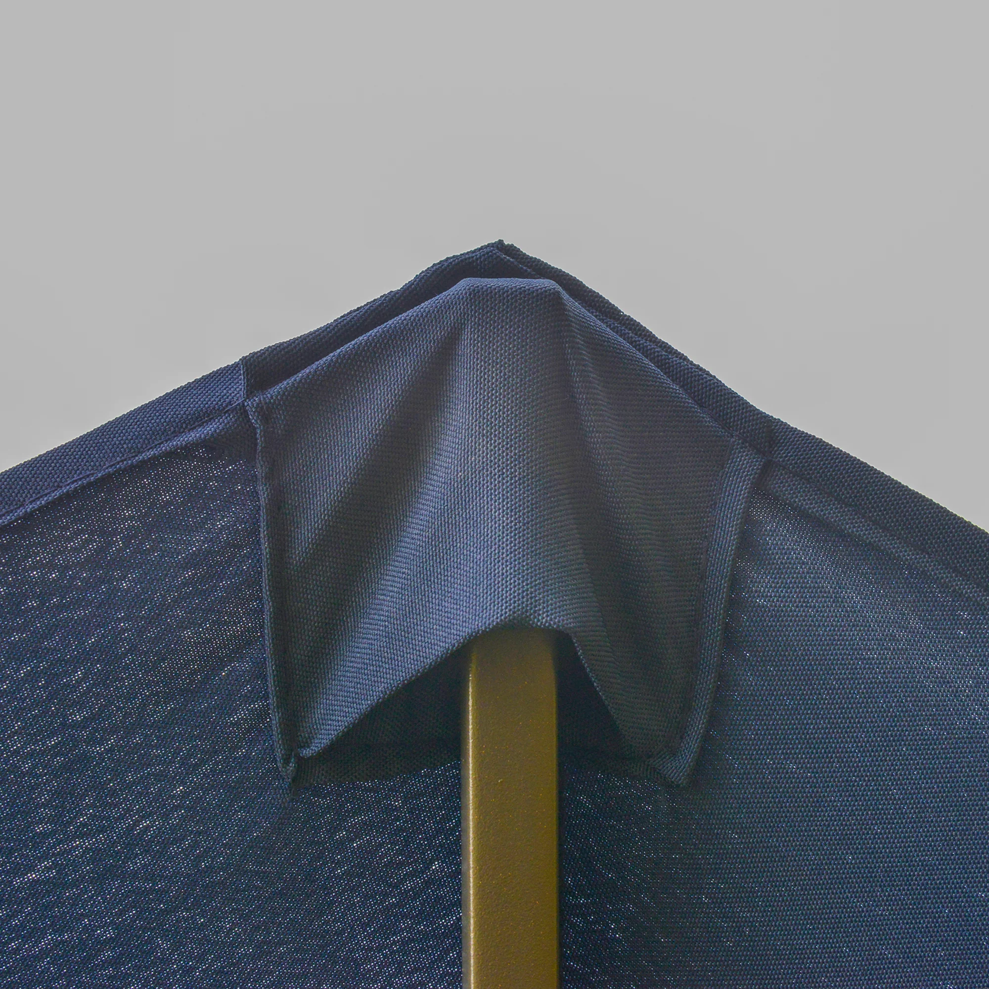 15' Twin Canopy Patio Umbrella with Crank & Cross Base, Dark Blue - Image 9