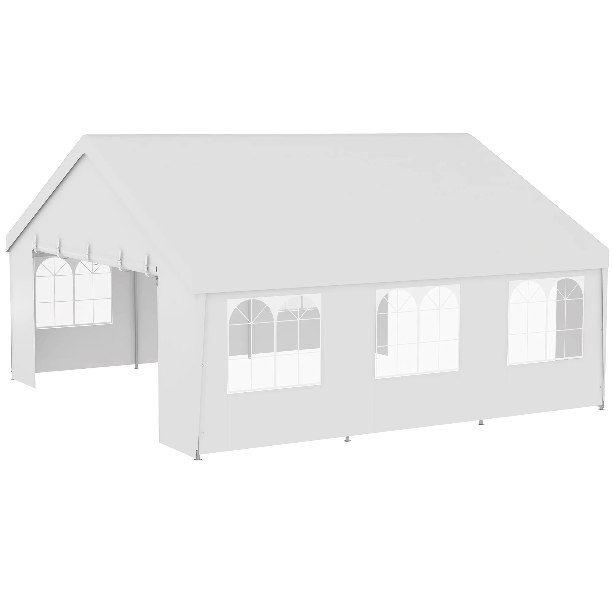 19.5' x 19' Event Tent with 2 Doors & 6 Mesh Windows - Image 2