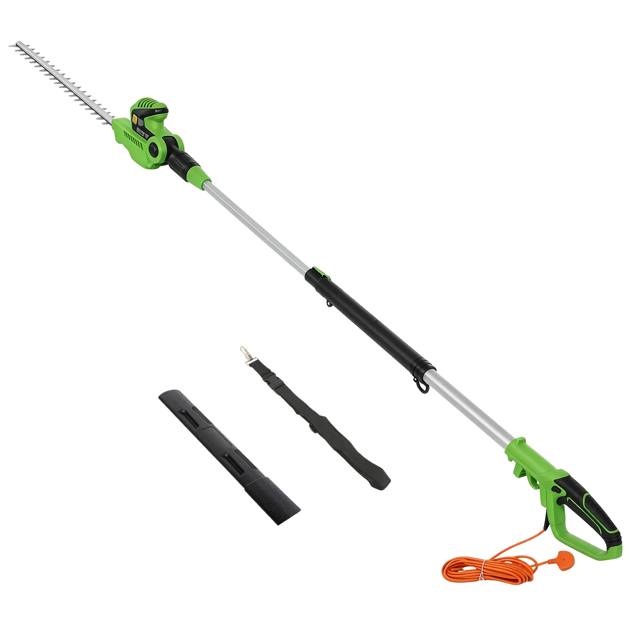 2.6 m Extendable Hedge Trimmer with 90° Head and 10 m Cable - Image 2
