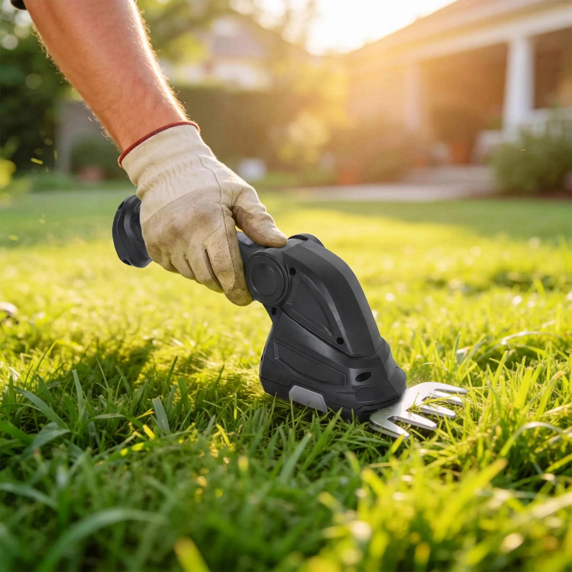 2-in-1 Cordless Hedge Trimmer & Grass Shear with 2 Batteries - Image 11