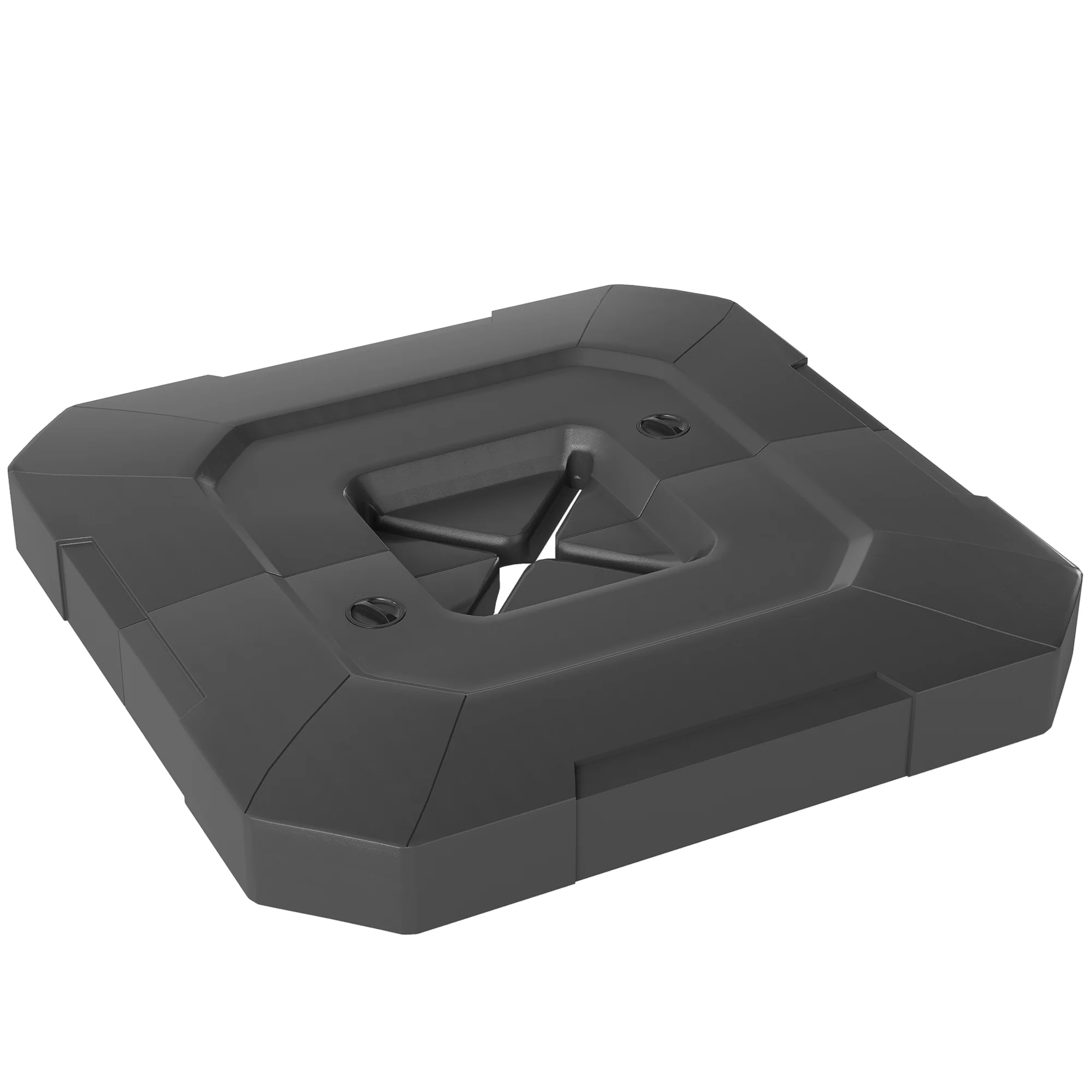 2-Piece Cantilever Umbrella Base Weight Set, 231 lb, Black - Image 2