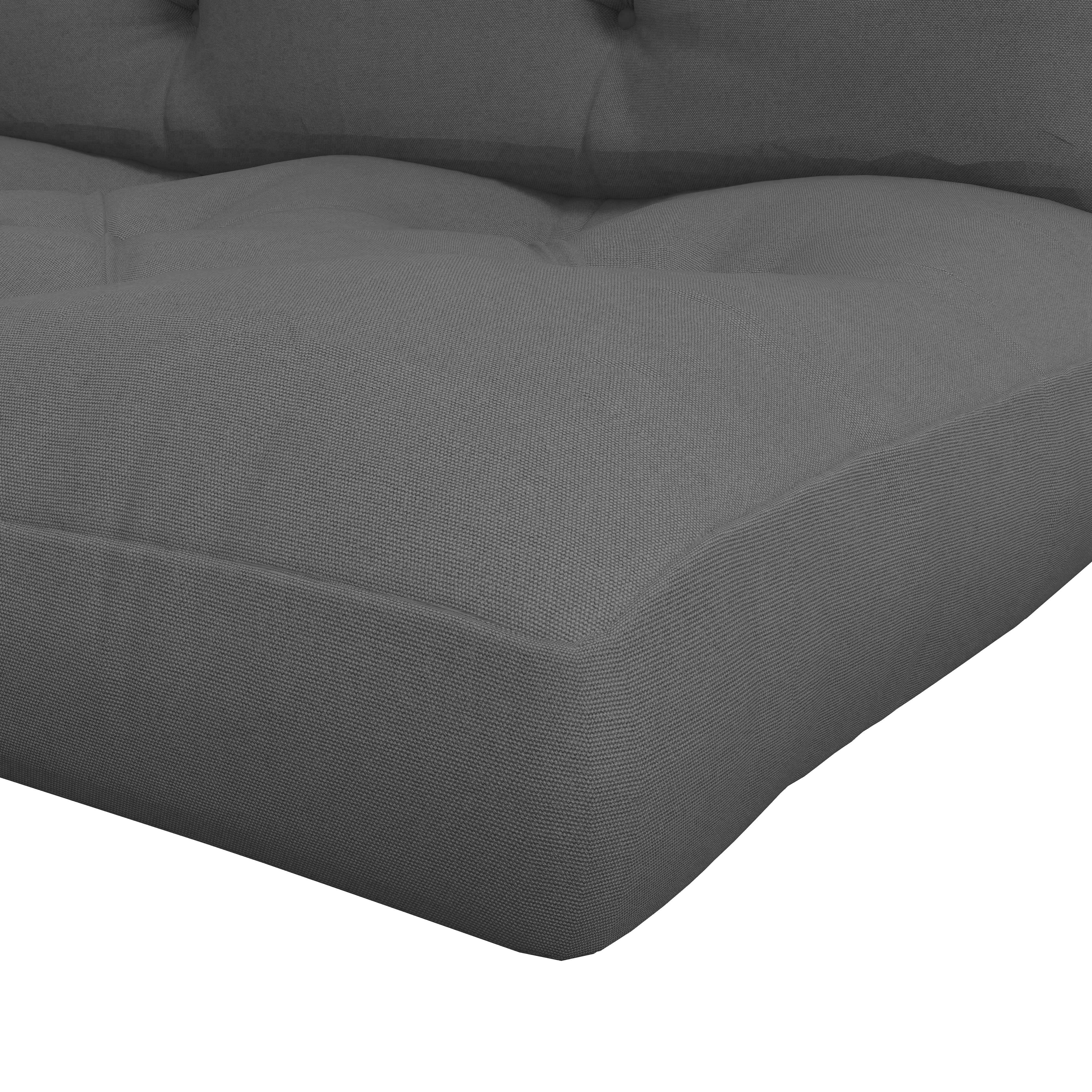 2 Seater Pallet Seat Cushions Back Pillows Replacement for Indoor Outdoor, Charcoal Grey - Image 11
