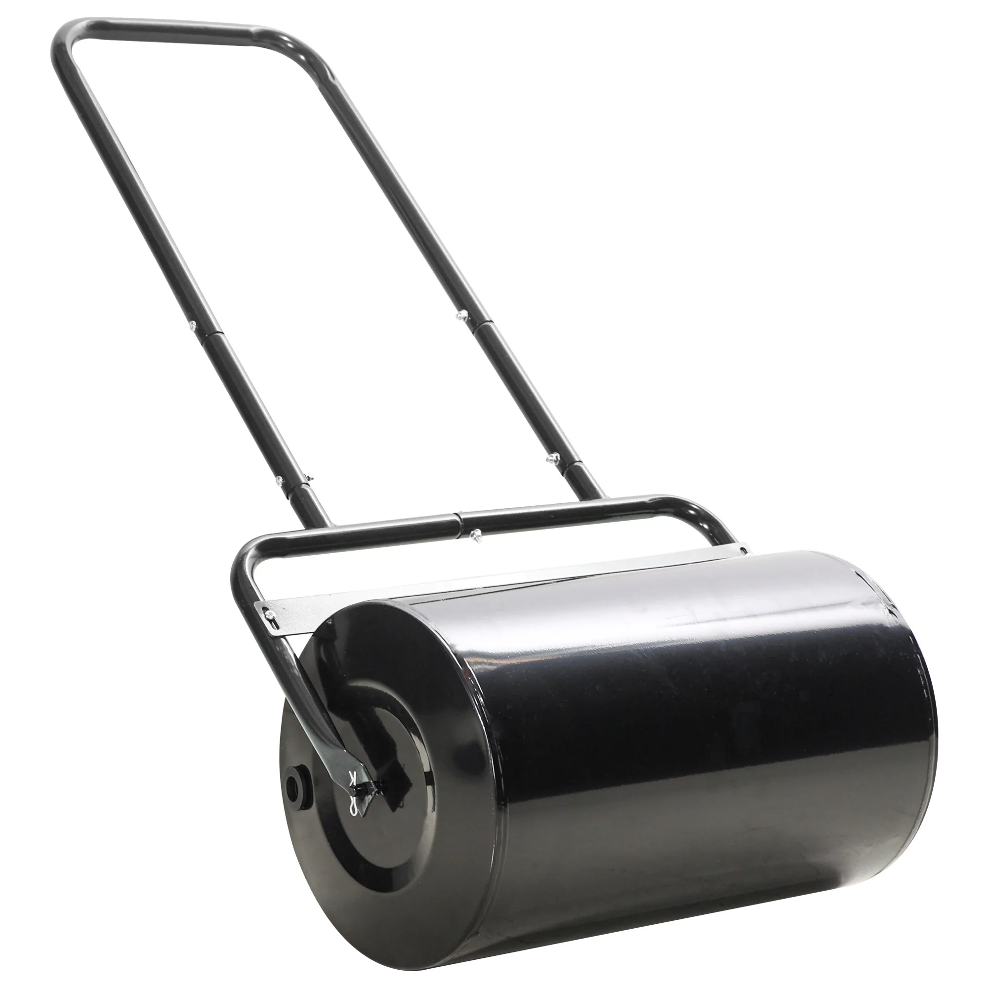 20" Heavy Duty Lawn Roller, Filled with 11 Gal Water/136 Lbs Sand, Black - Image 2