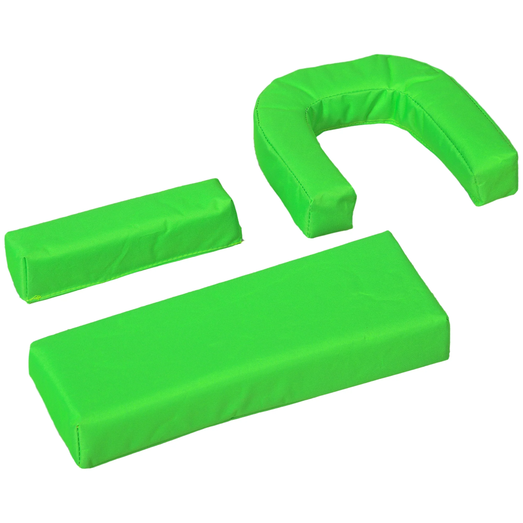 2pcs Adjustable Outdoor Lounge Chairs with Face Hole, Green - Image 11