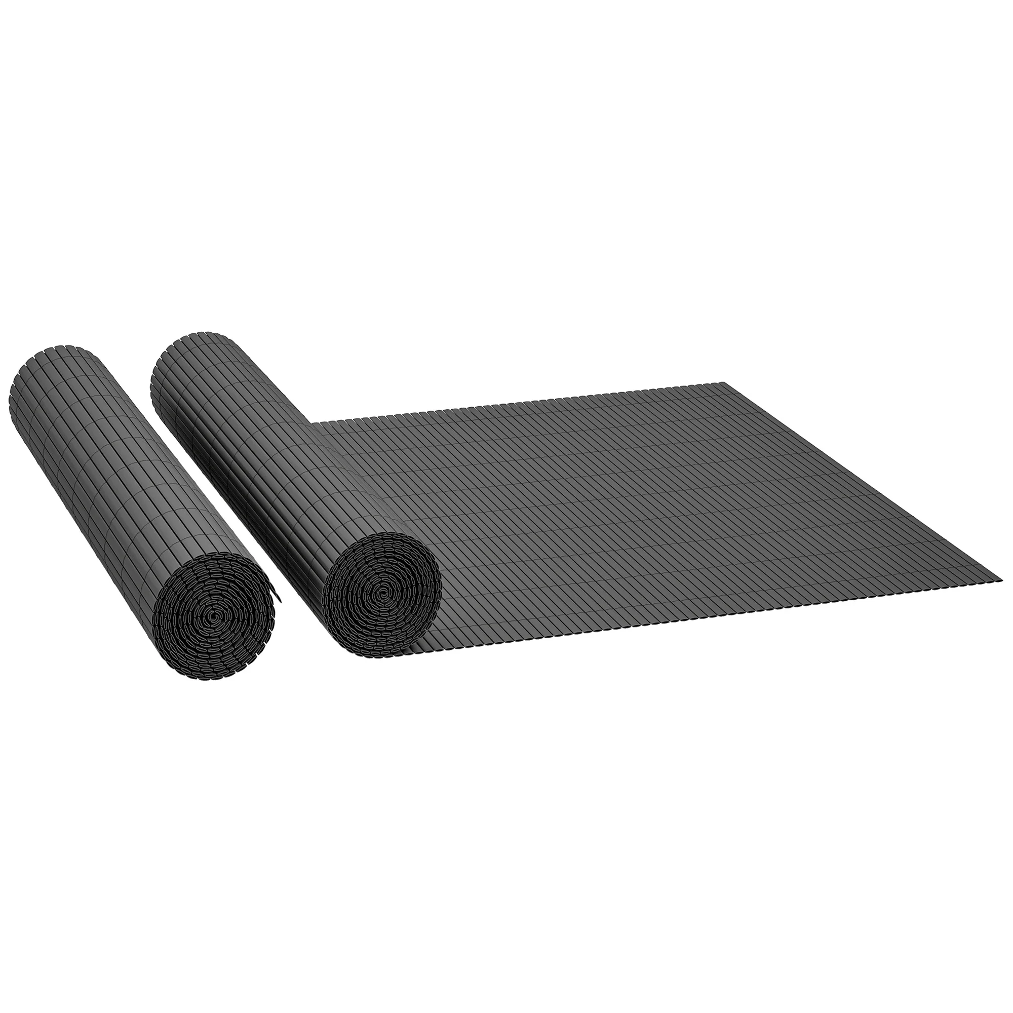 2pcs Plastic Privacy Screening Fence, 1 m x 5 m, Dark Grey - Image 12