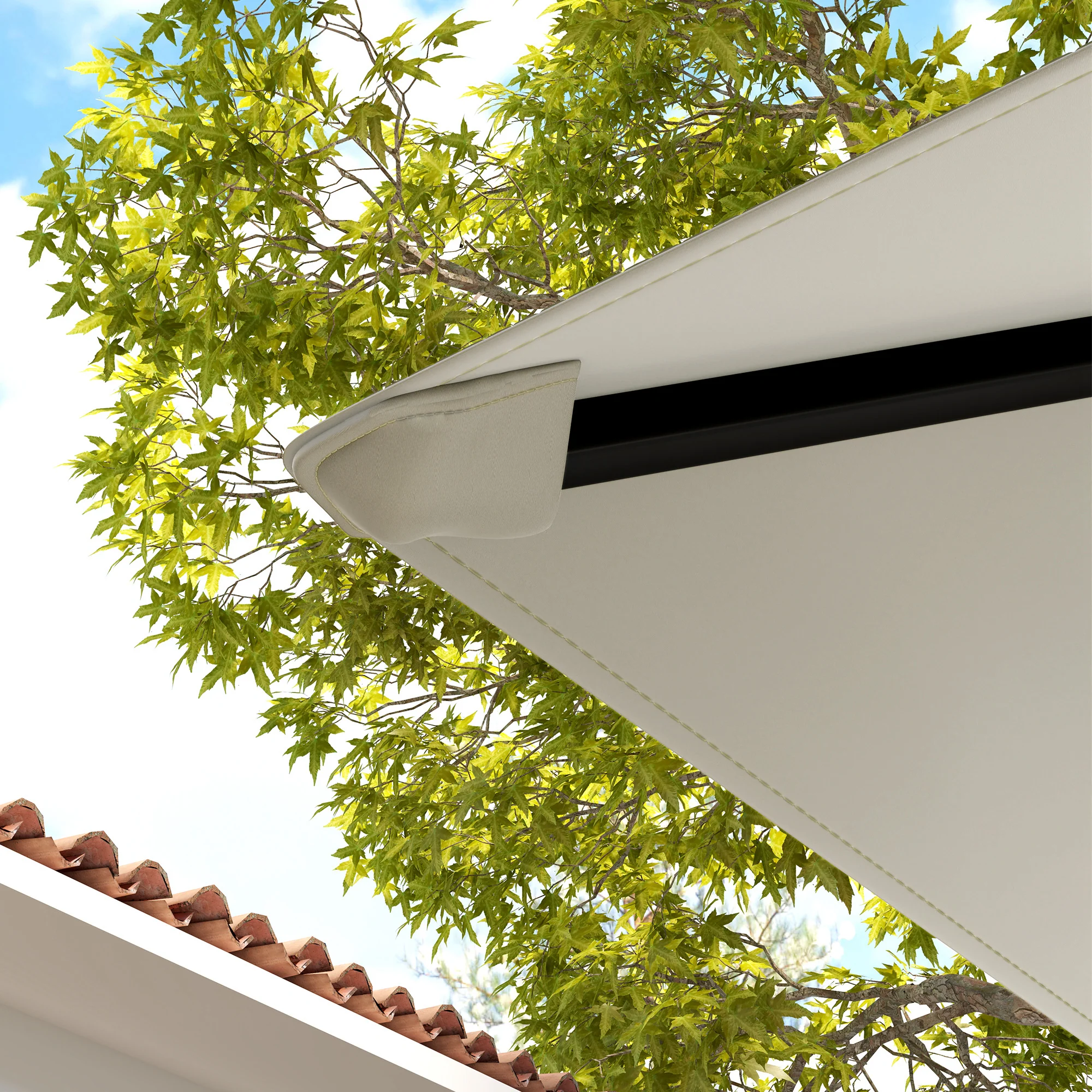 3 x 3m Gazebo Replacement Cover with Drain Holes, Grey - Image 10