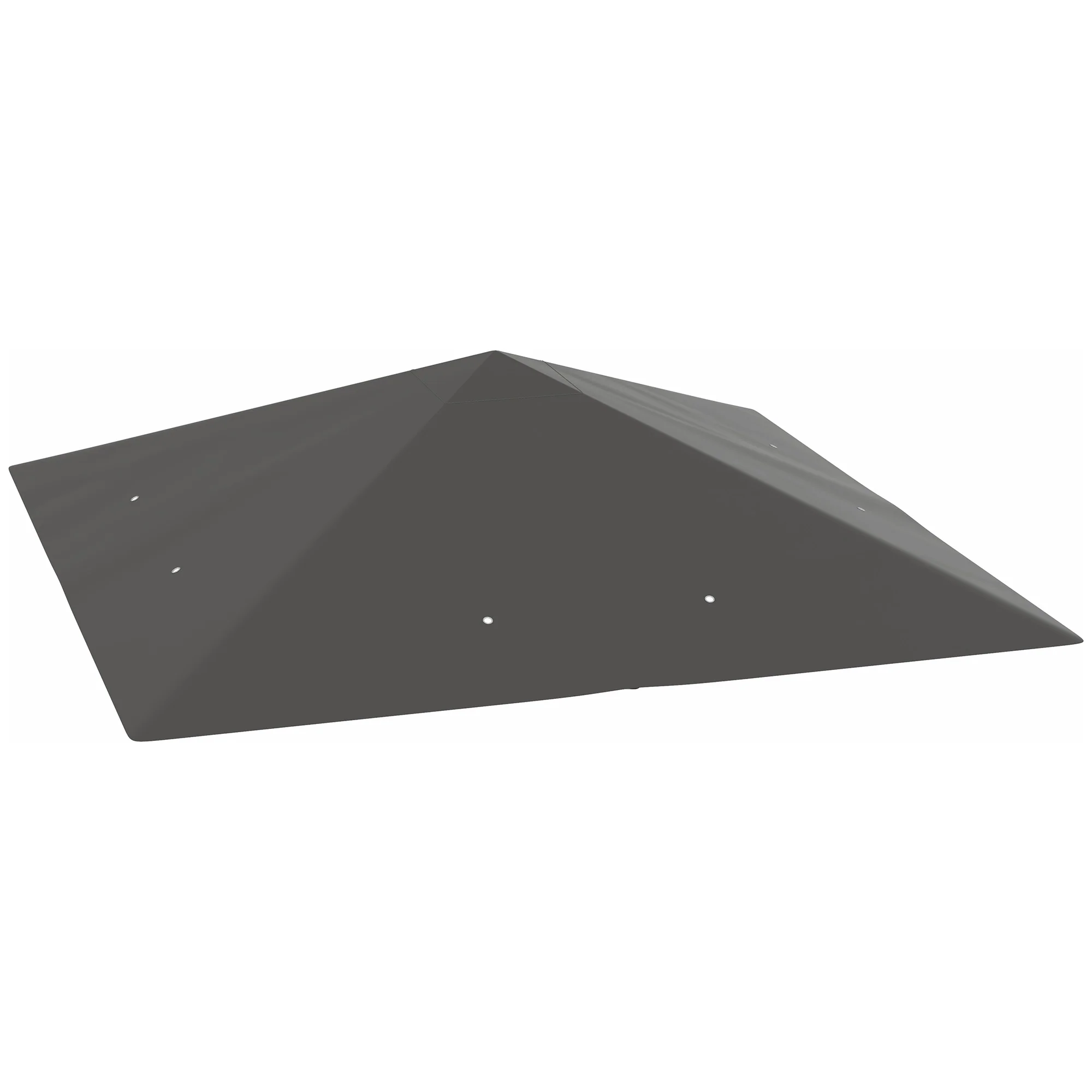 3 x 3m Waterproof Gazebo Canopy Replacement Cover with Drain Holes, 370g/©O Grey - Image 12