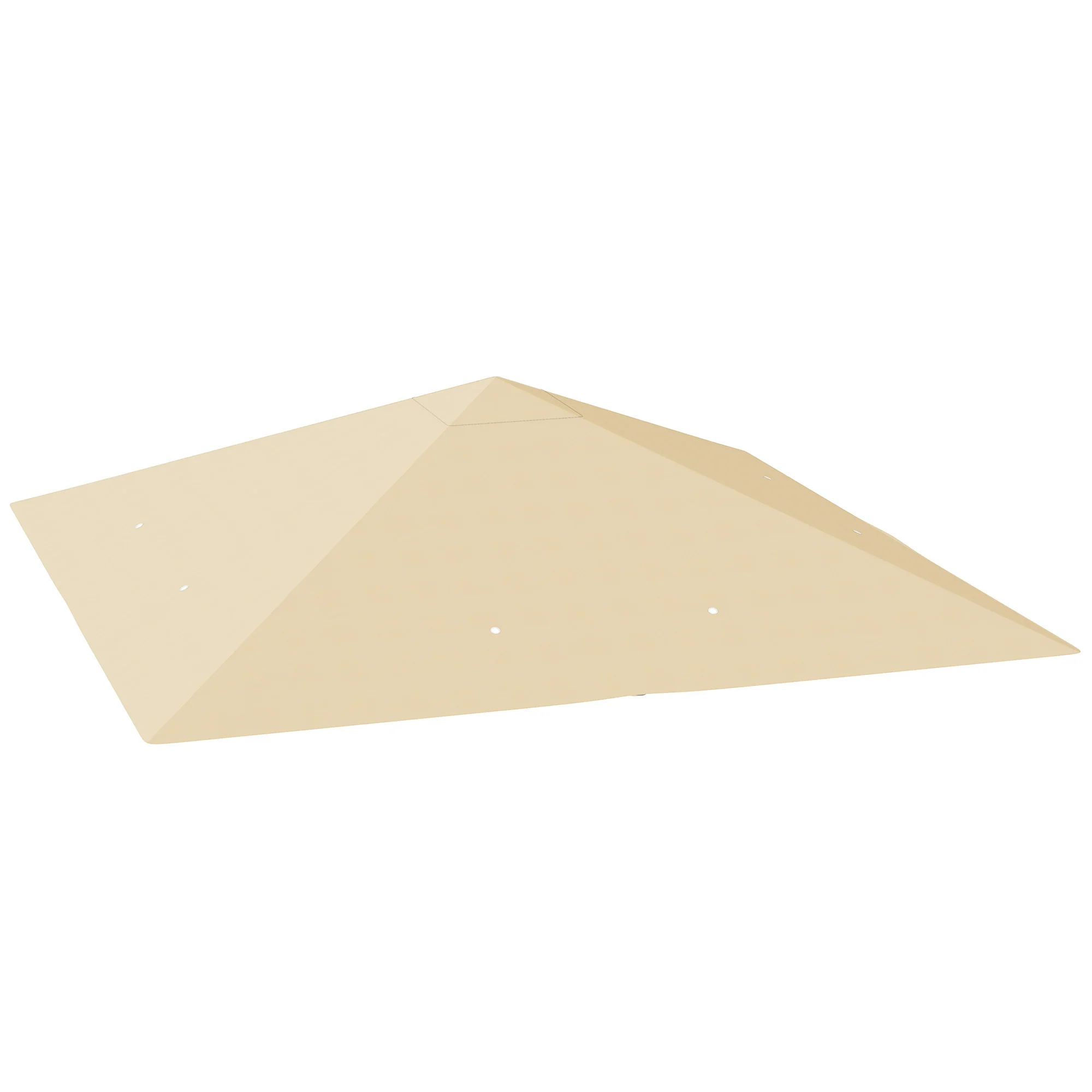 3 x 3m Water Resistant Gazebo Canopy Replacement Cover with Drain Holes, Beige - Image 12