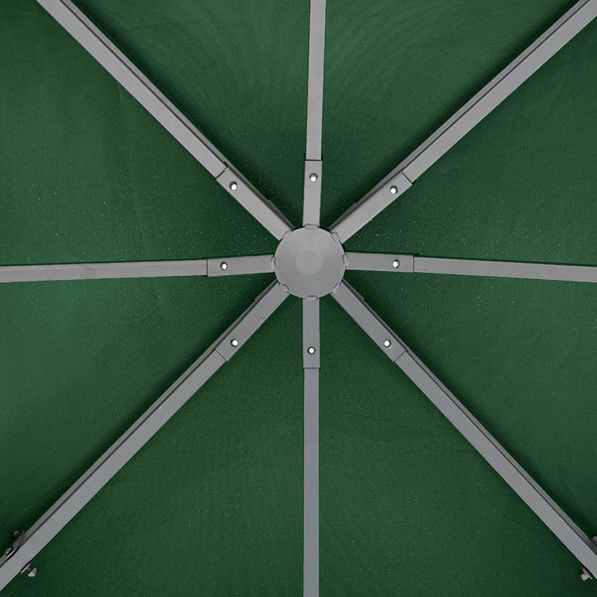 3 x 3m Gazebo Canopy Roof Top Replacement Cover Spare Part, Dark Green - Image 10