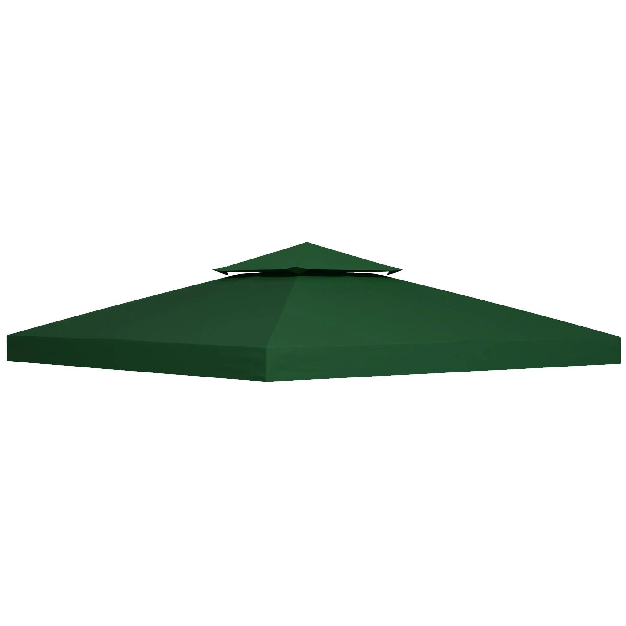 3 x 3m Gazebo Canopy Roof Top Replacement Cover Spare Part, Dark Green - Image 12