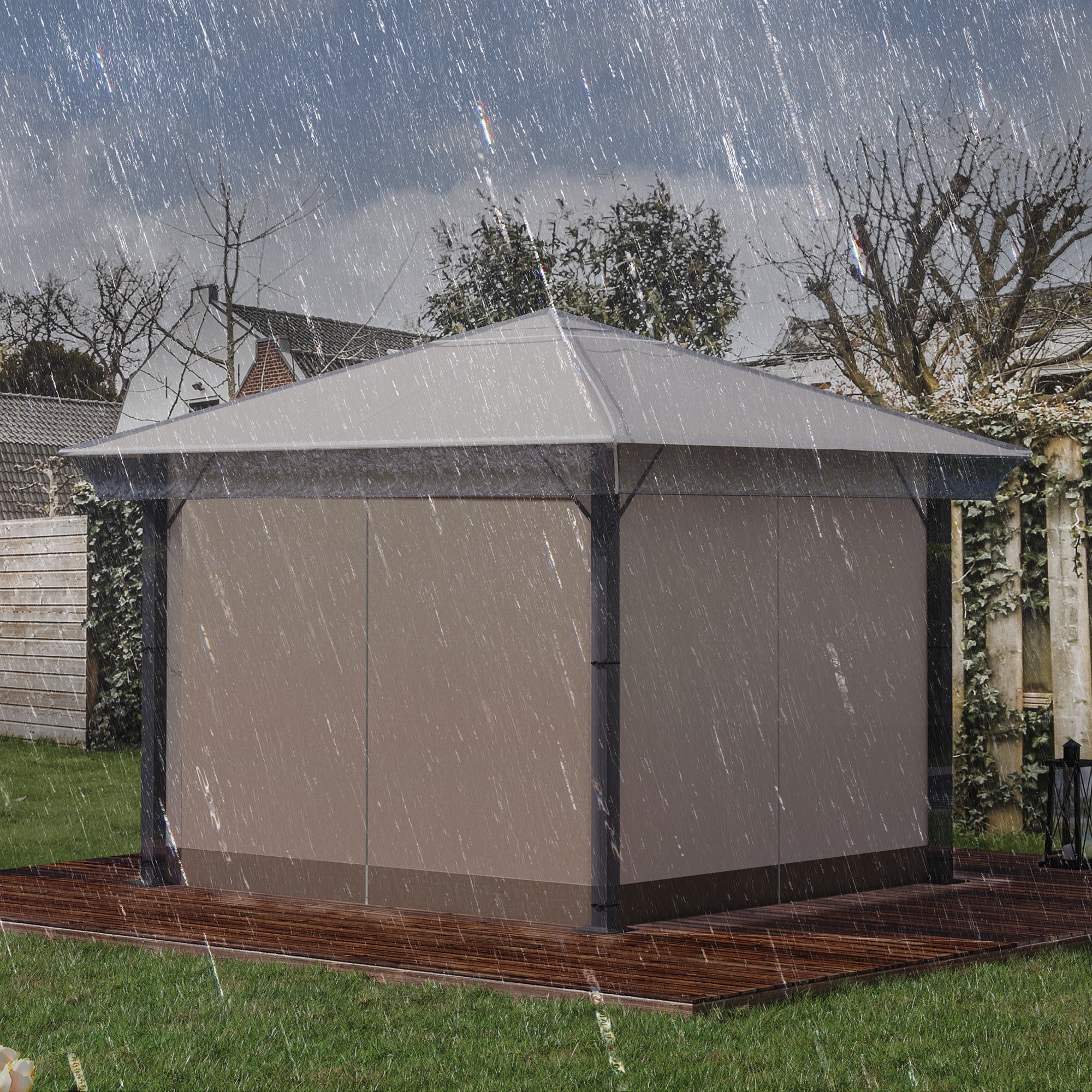 3 x 3 m Gazebo Protective Cover, Waterproof Cover for Gazebo, Canopy, and Tent - Image 3