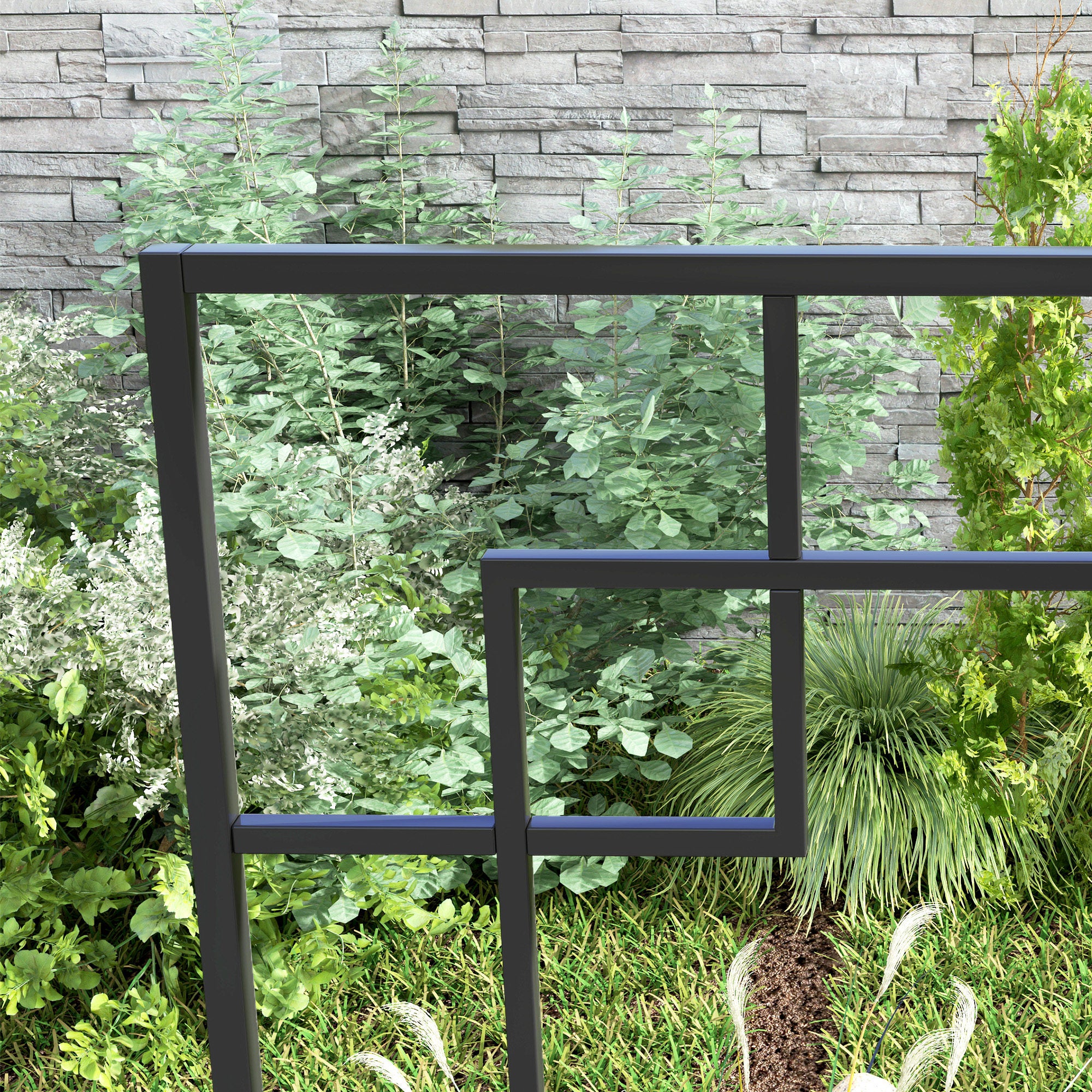 4-Pack 72" Metal Garden Trellis for Climbing Plants - Image 11