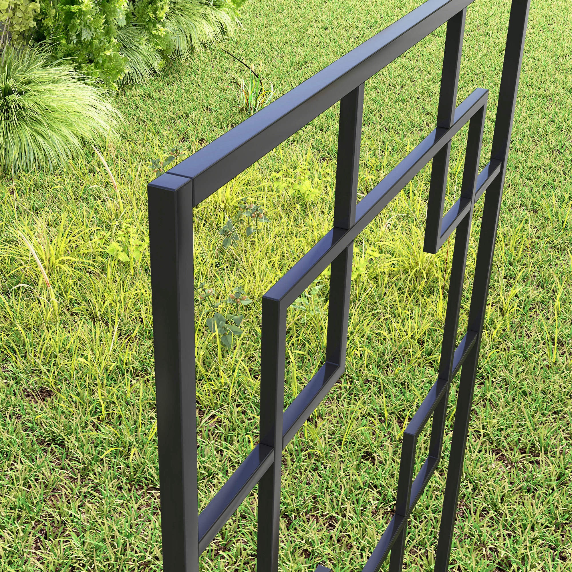4-Pack 72" Metal Garden Trellis for Climbing Plants - Image 9