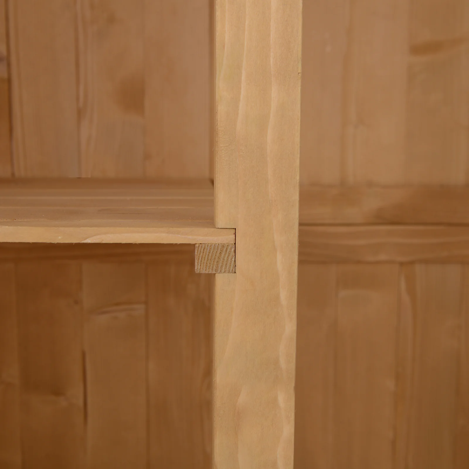 4' x 1.5' Wooden Garden Shed with Two Windows & Double Door, Natural - Image 10