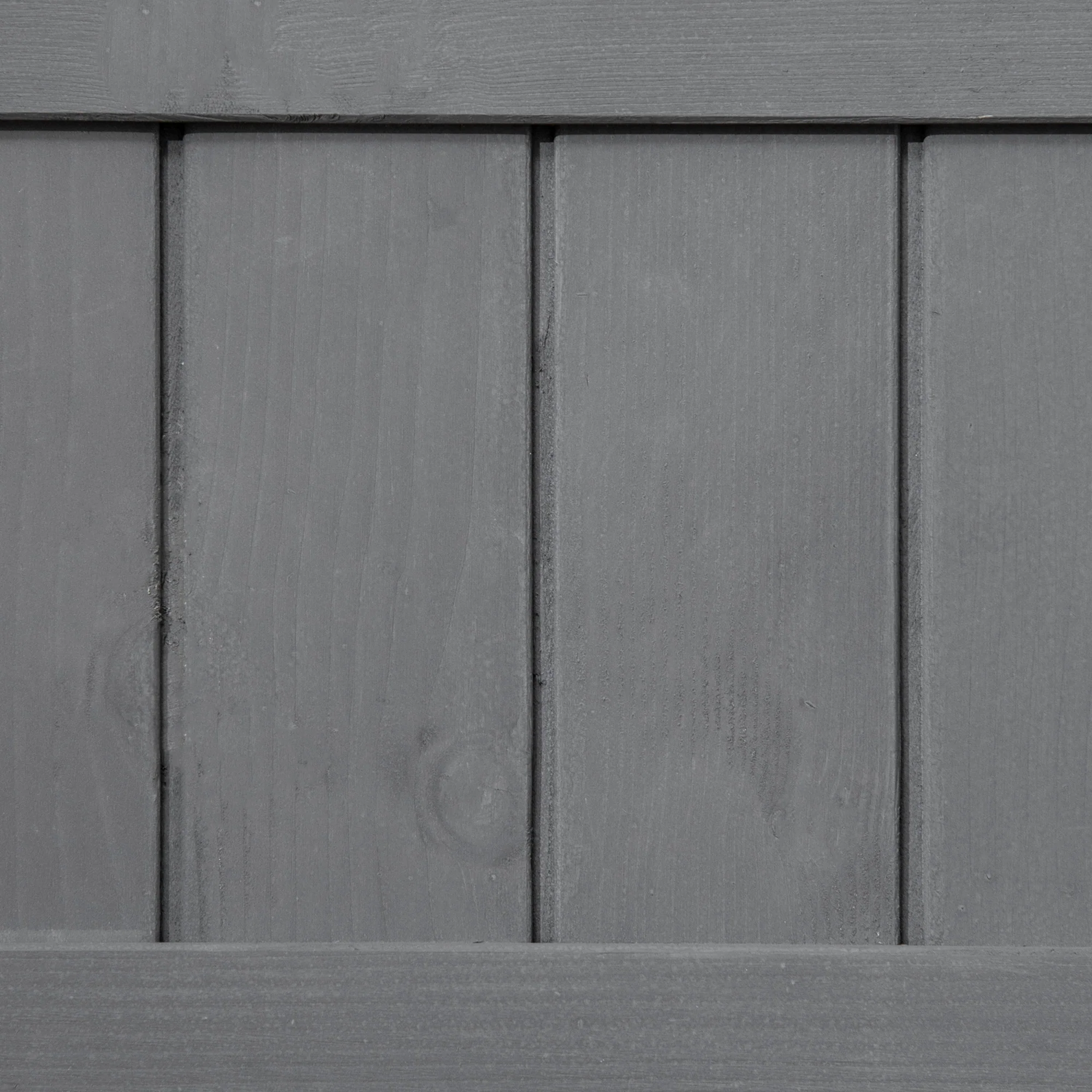 Wooden Raised Bed with Storage Shelf & 8 Pockets, 43" x 18" x 30", Dark Grey - Image 11