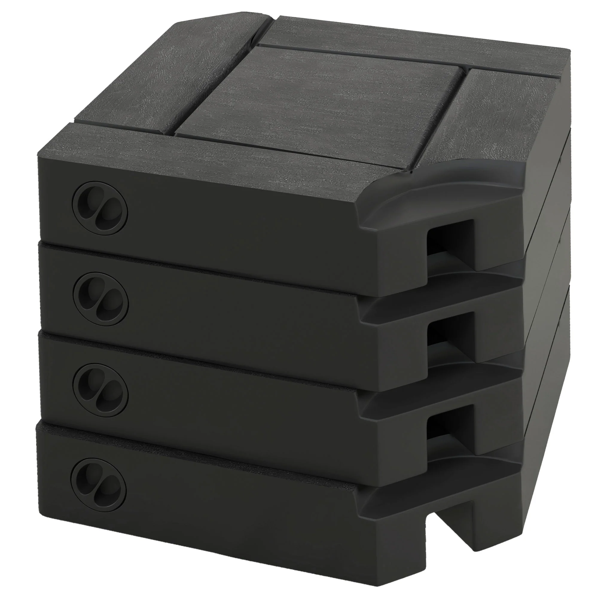 4PC Cantilever Umbrella Base Weights, Water/Sand Fillable, Black - Image 2
