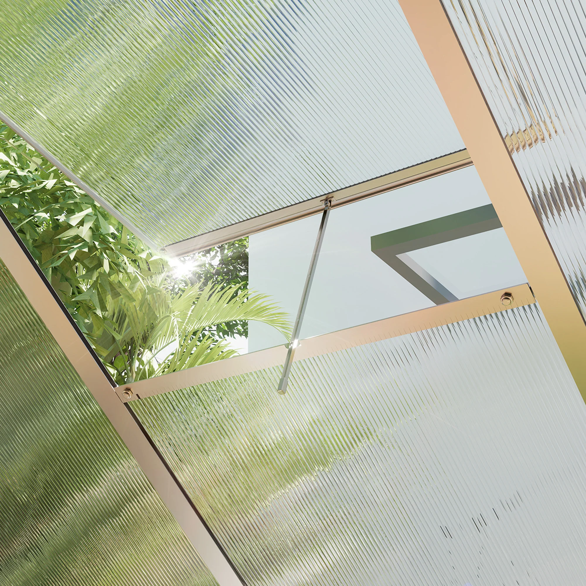 BloomGreen 6' x 10' x 6.6' Polycarbonate Greenhouse with Aluminum Frame, Silver - Image 11