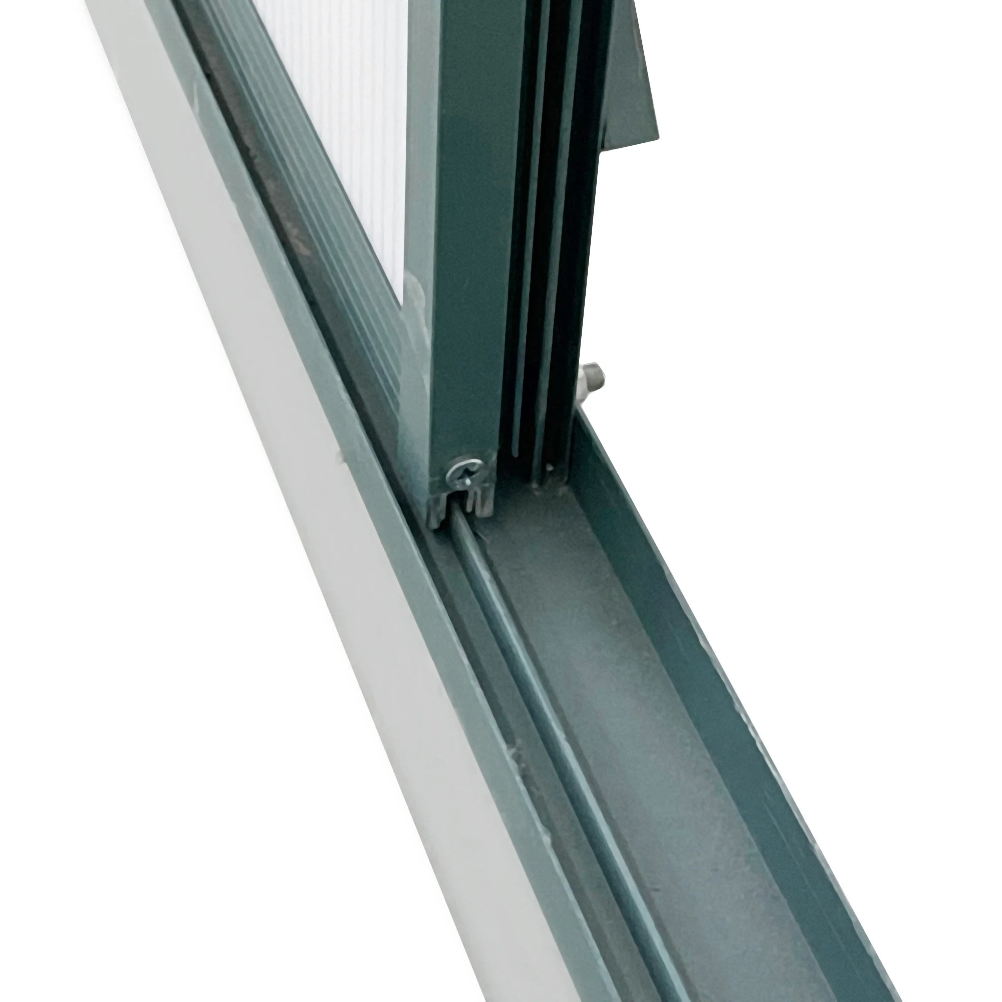 BloomGreen 6' x 12' x 6.5' Polycarbonate Greenhouse with Adjustable Roof Vent & Sliding Door, Green - Image 11