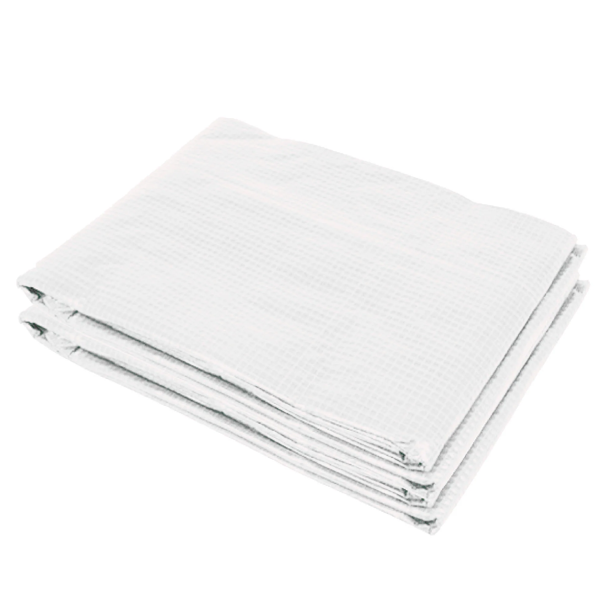 6 x 3 x 2m Tunnel Walk-in Greenhouse Cover Replacement with Roll-up Door & Windows, White