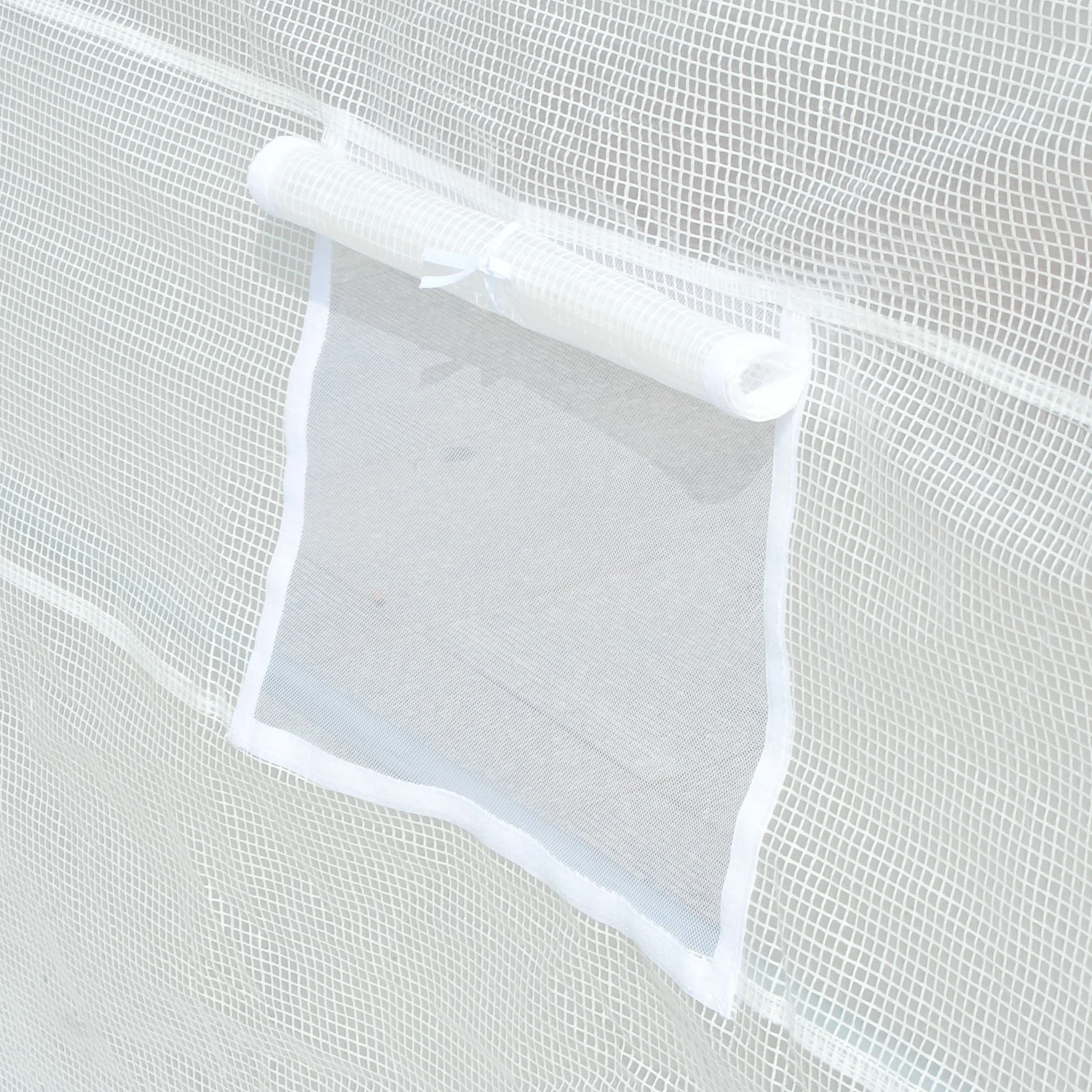 6 x 3 x 2m Tunnel Walk-in Greenhouse Cover Replacement with Roll-up Door & Windows, White - Image 11
