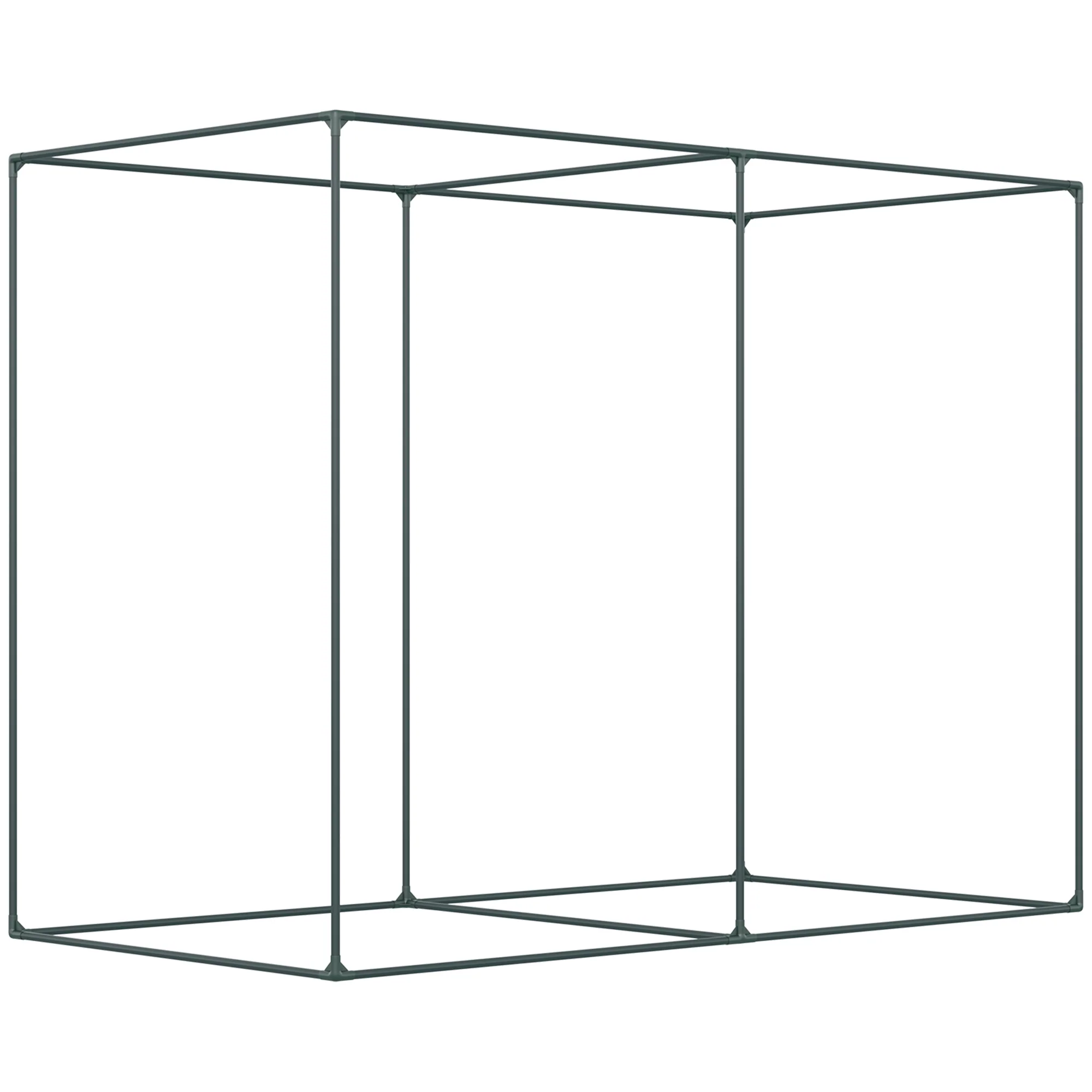 6' x 3' x 5' Crop Cage with Zippered Doors, Green - Image 10