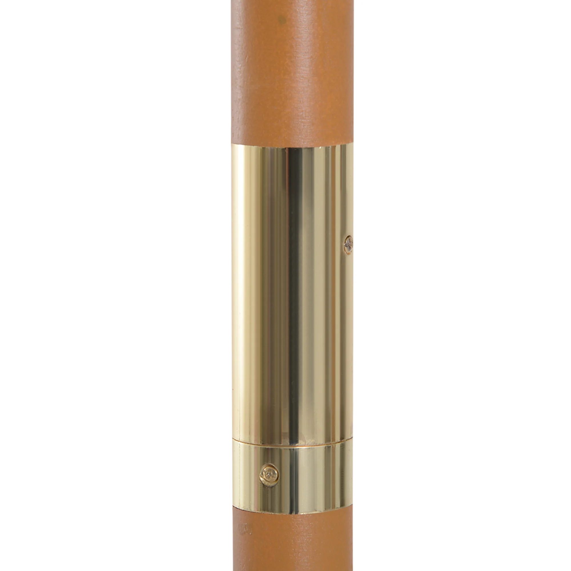 7' x 10' Wooden Patio Umbrella with Top Vent, Grey - Image 9