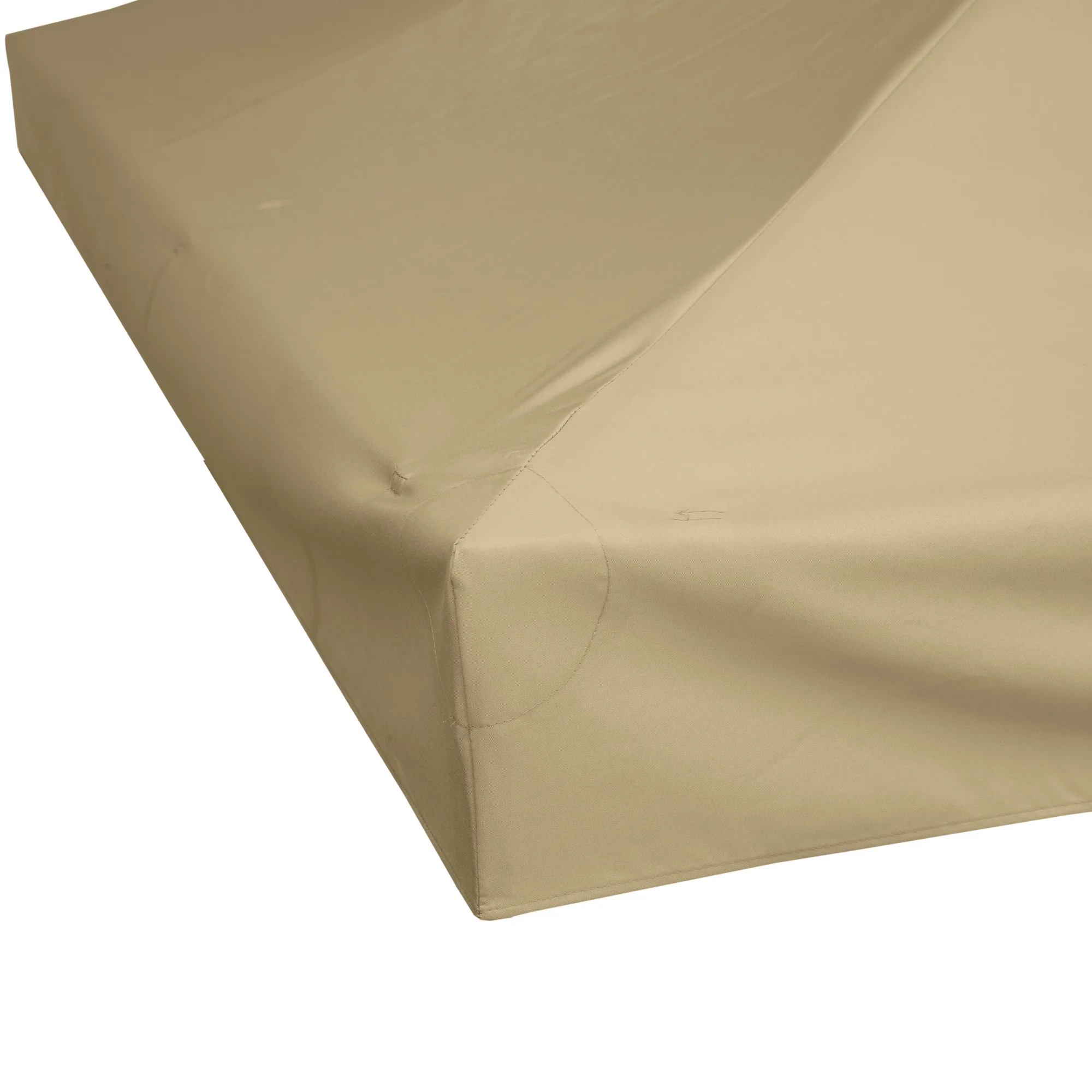 9.8' x 9.8' 2-Tier Gazebo Replacement Canopy, Beige - Image 11
