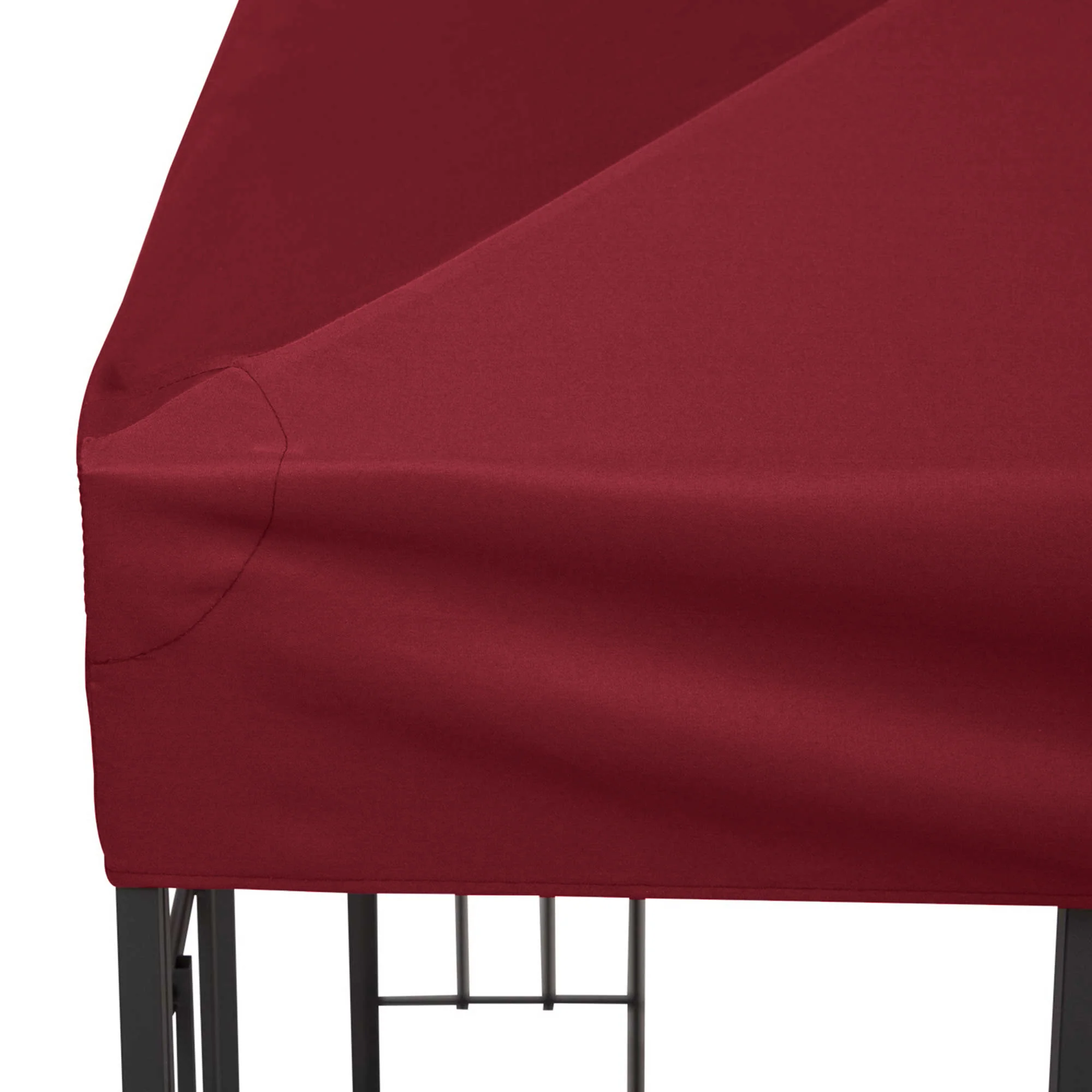 9.84' x 9.84' 2-Tier Gazebo Replacement Canopy, Wine Red - Image 10
