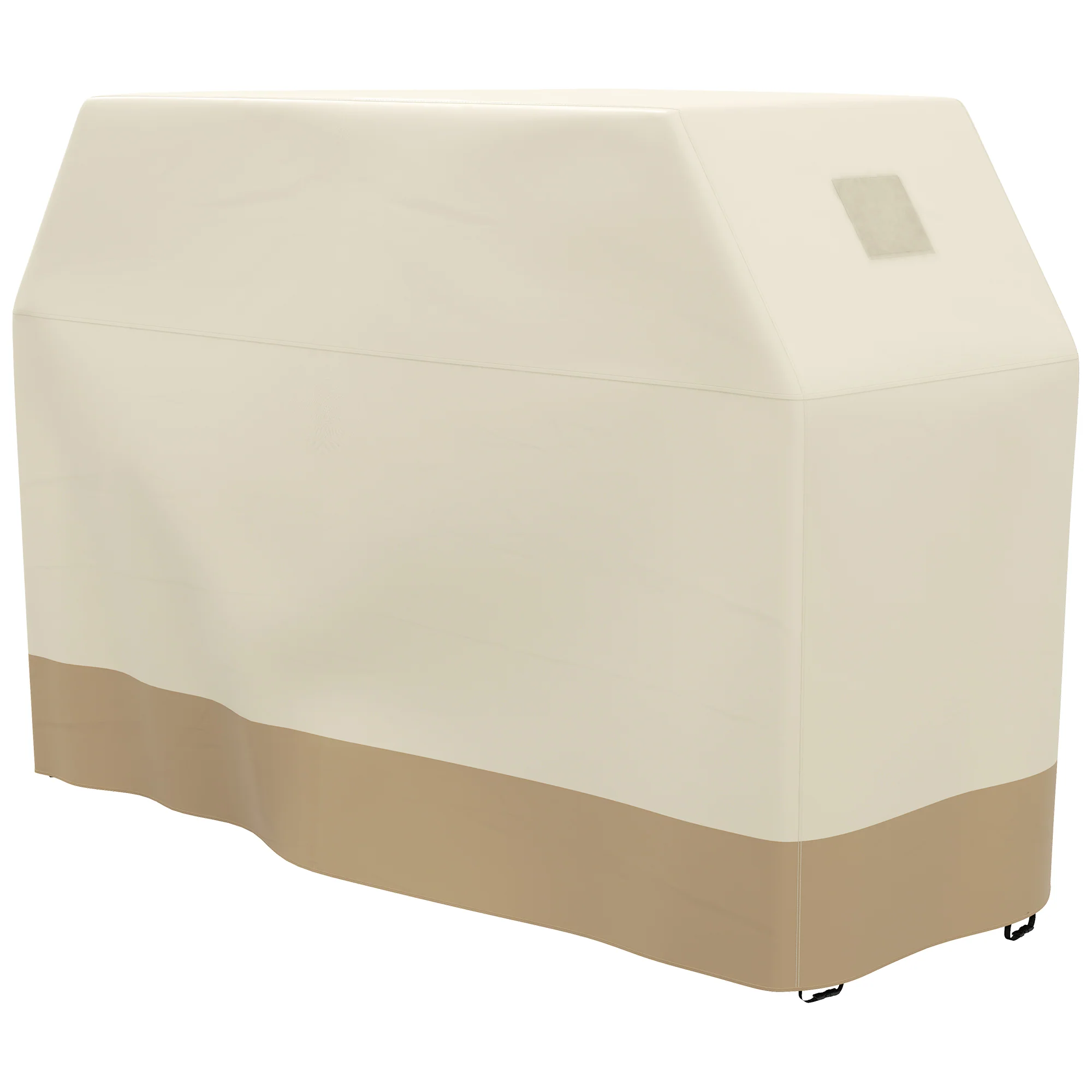 300D Oxford Fabric Barbecue Covers for Rectangular Gas Grill, 188 x 71 x 125cm, Beige - Image 2
