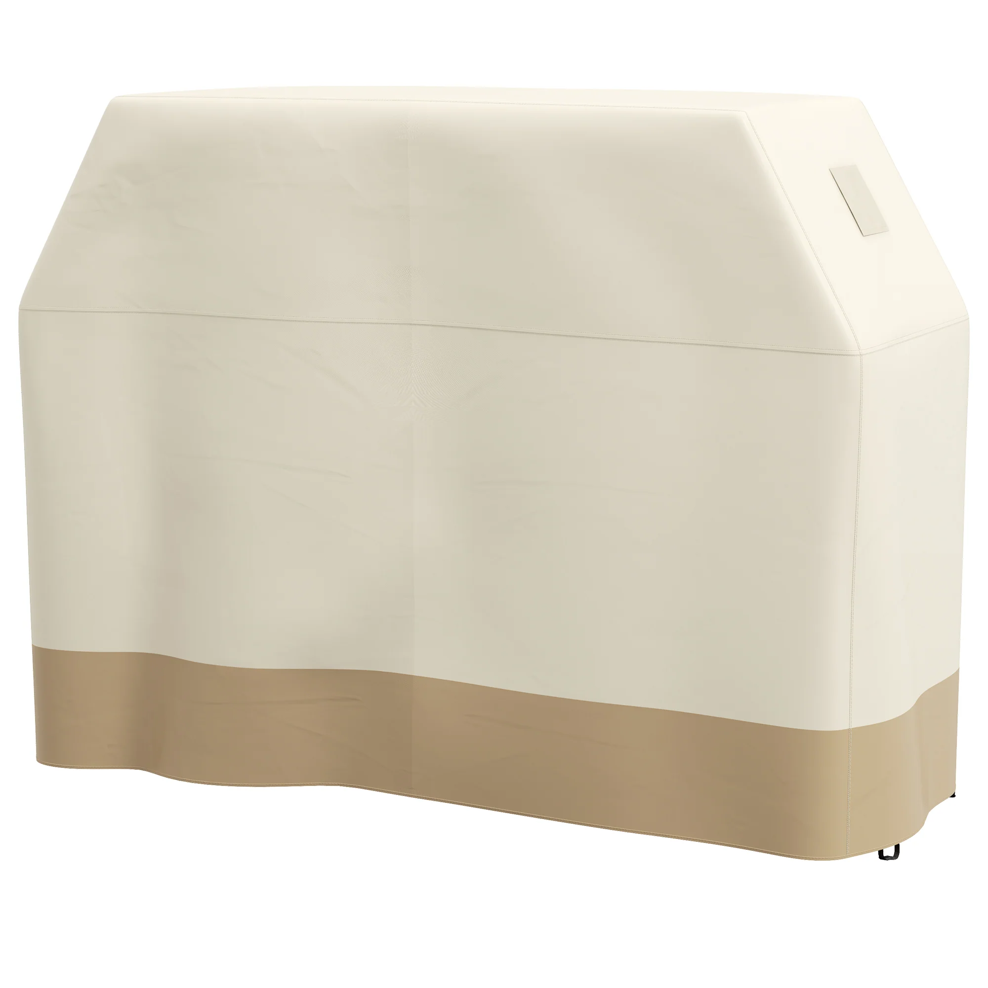 300D Oxford Fabric Barbecue Covers for Rectangular Gas Grill, 152 x 66 x 115cm, Beige - Image 2
