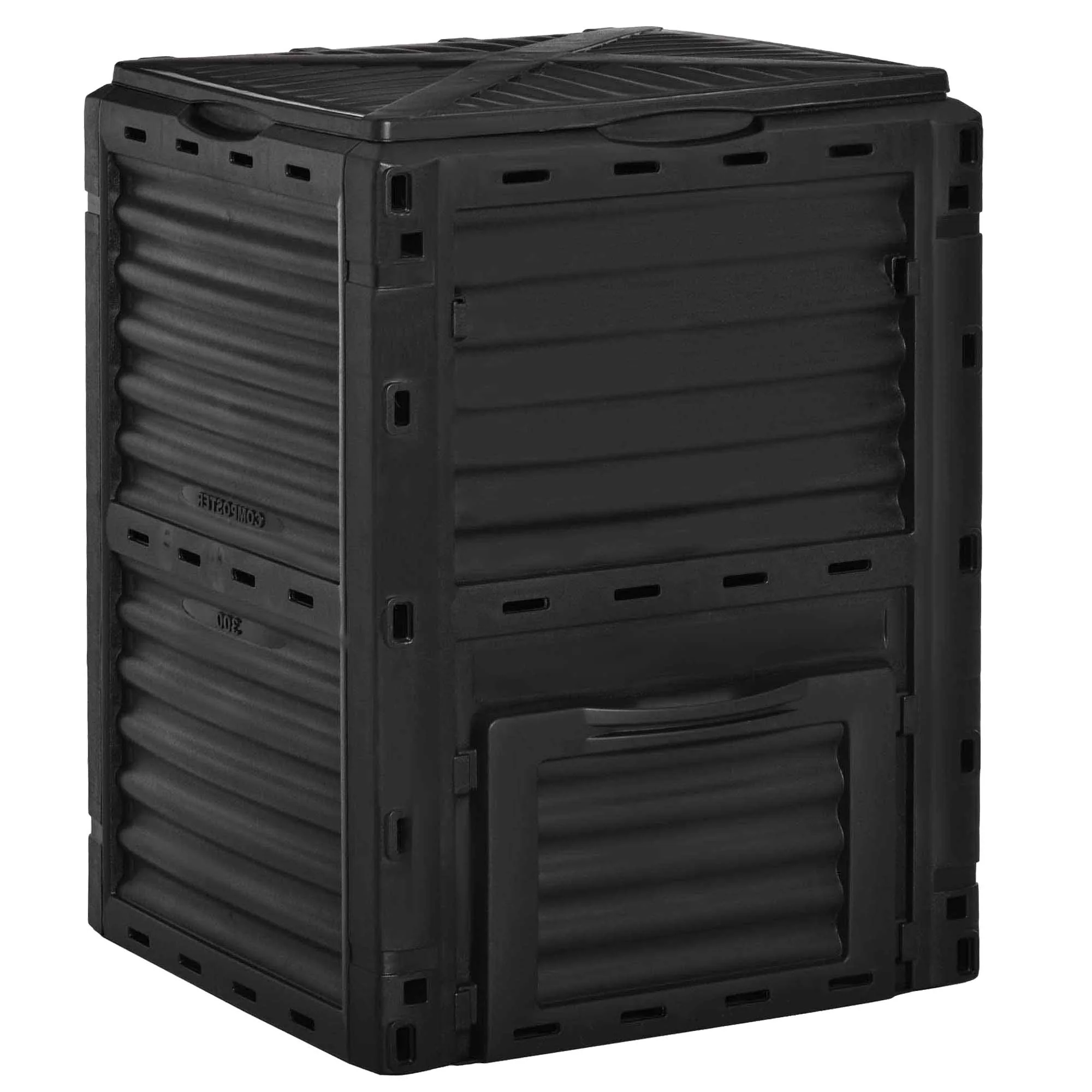 80 Gallon Outdoor Compost Bin for Fast Soil Creation, Black - Image 12