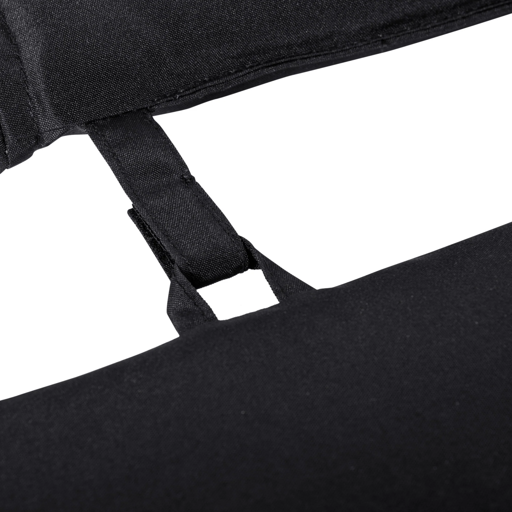 Garden Sun Lounger Cushion Replacement, Sunbed Reclining Chair Pad w/ Pillow, Black - Image 11