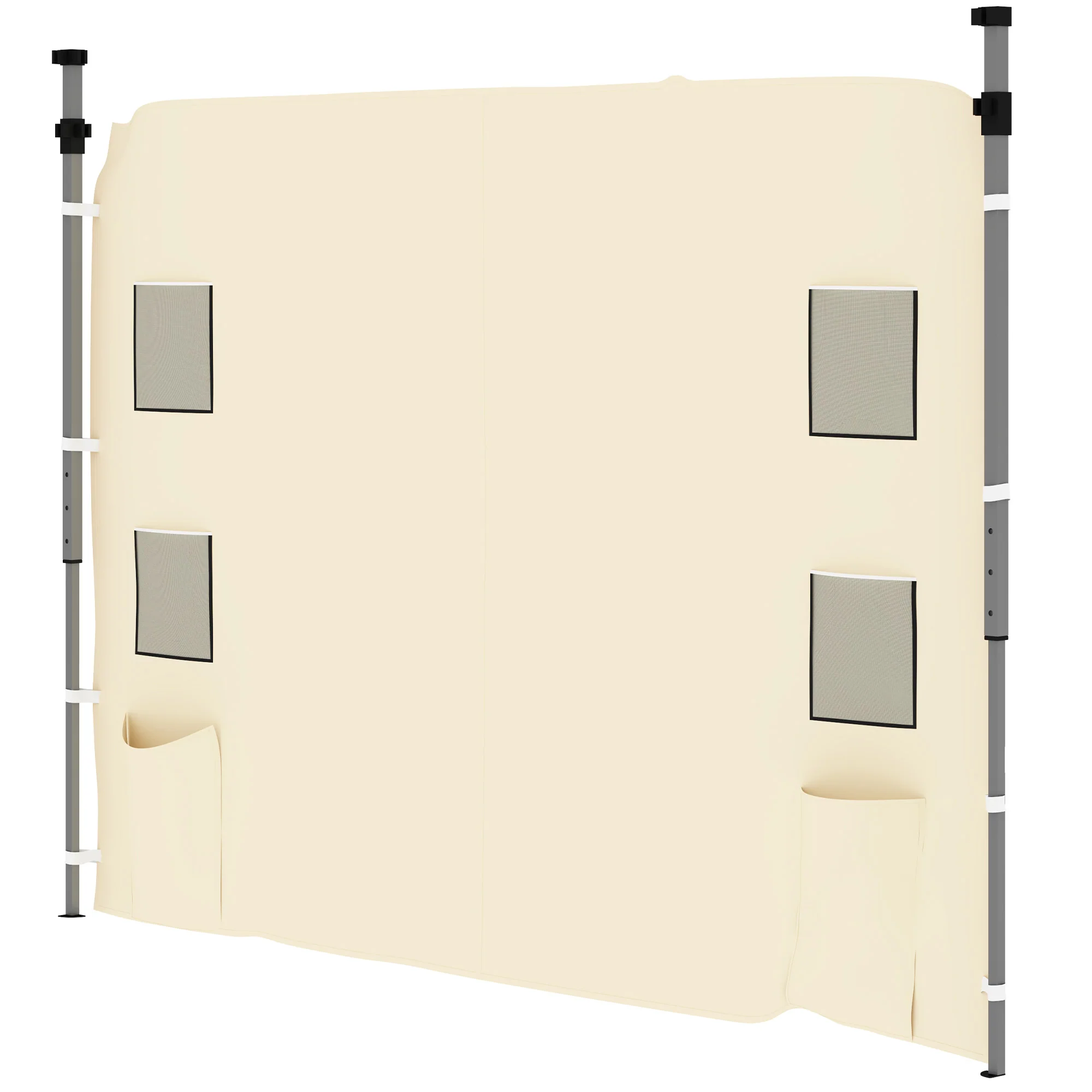 Canopy Sidewall Panel for 3 x 3m Straight Leg Pop Up Gazebos, 1 Pack Sidewall Only, Beige
