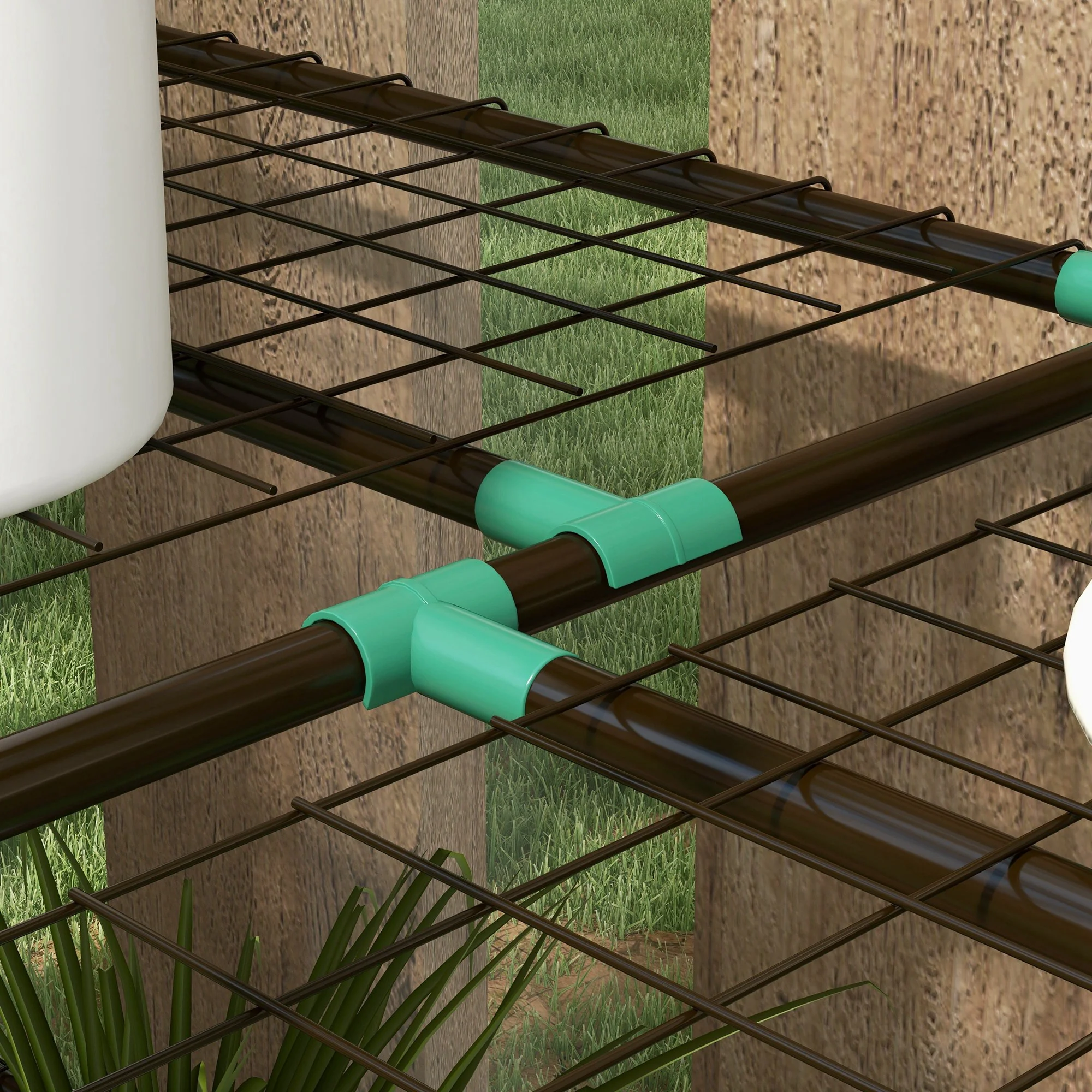 Portable Lean-to Greenhouse with Shelves & Roll-Up Doors - Image 10