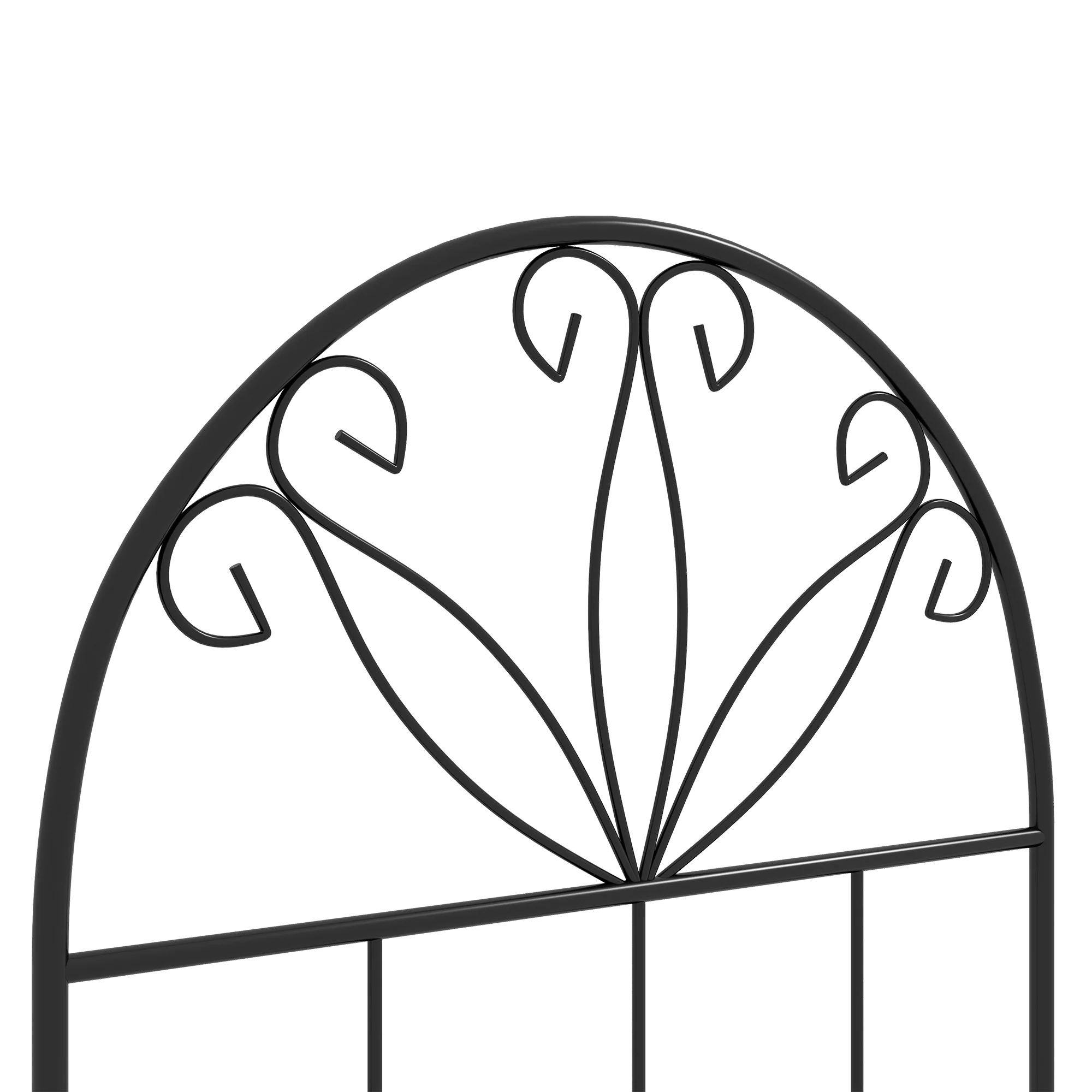 2 Pack Metal Garden Trellis Panels, 20" x 47", Black - Image 11