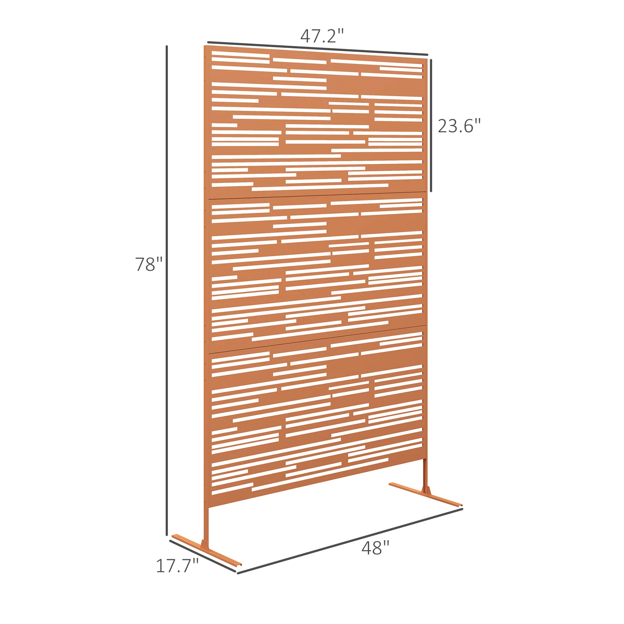 78" Garden Privacy Screen Trellis: Divide & Support Plants - Image 5