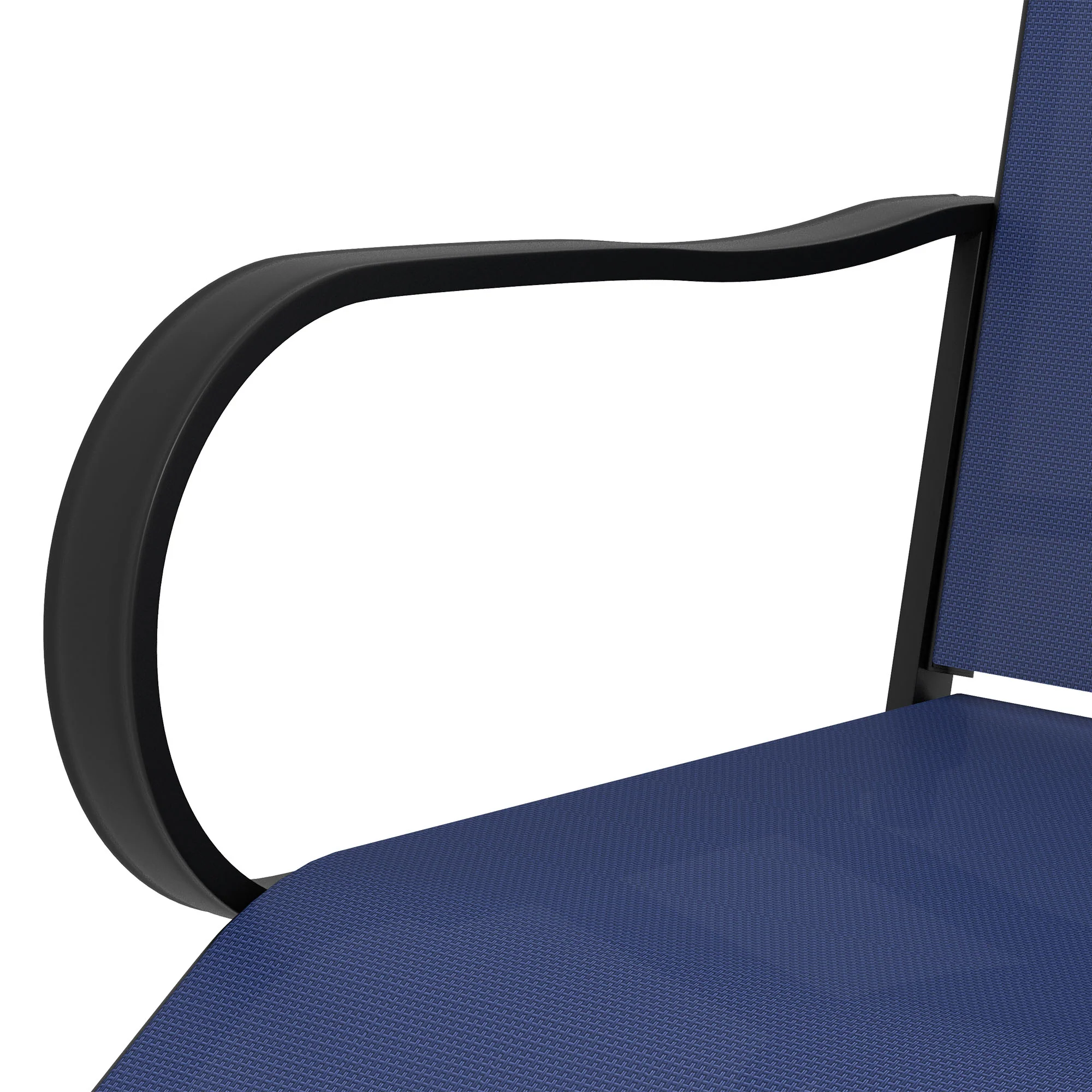 2 Pieces Outdoor Bar Stools, 360° Swivel Bar Height Chairs, 26.8" x 29.5" x 48.4", Navy Blue - Image 11
