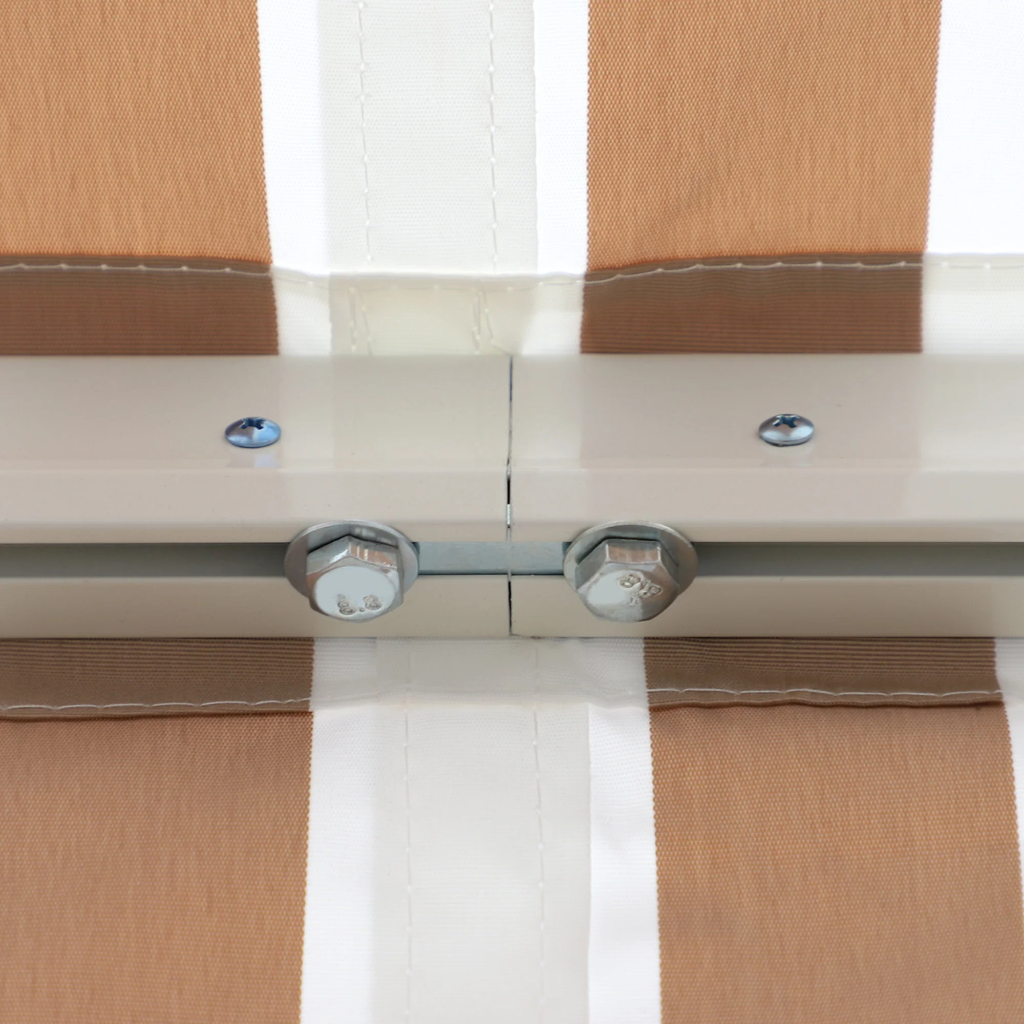 10'x8' Retractable Patio Awning with UV/Water-Resistant Fabric, Manual Crank, Beige - Image 11