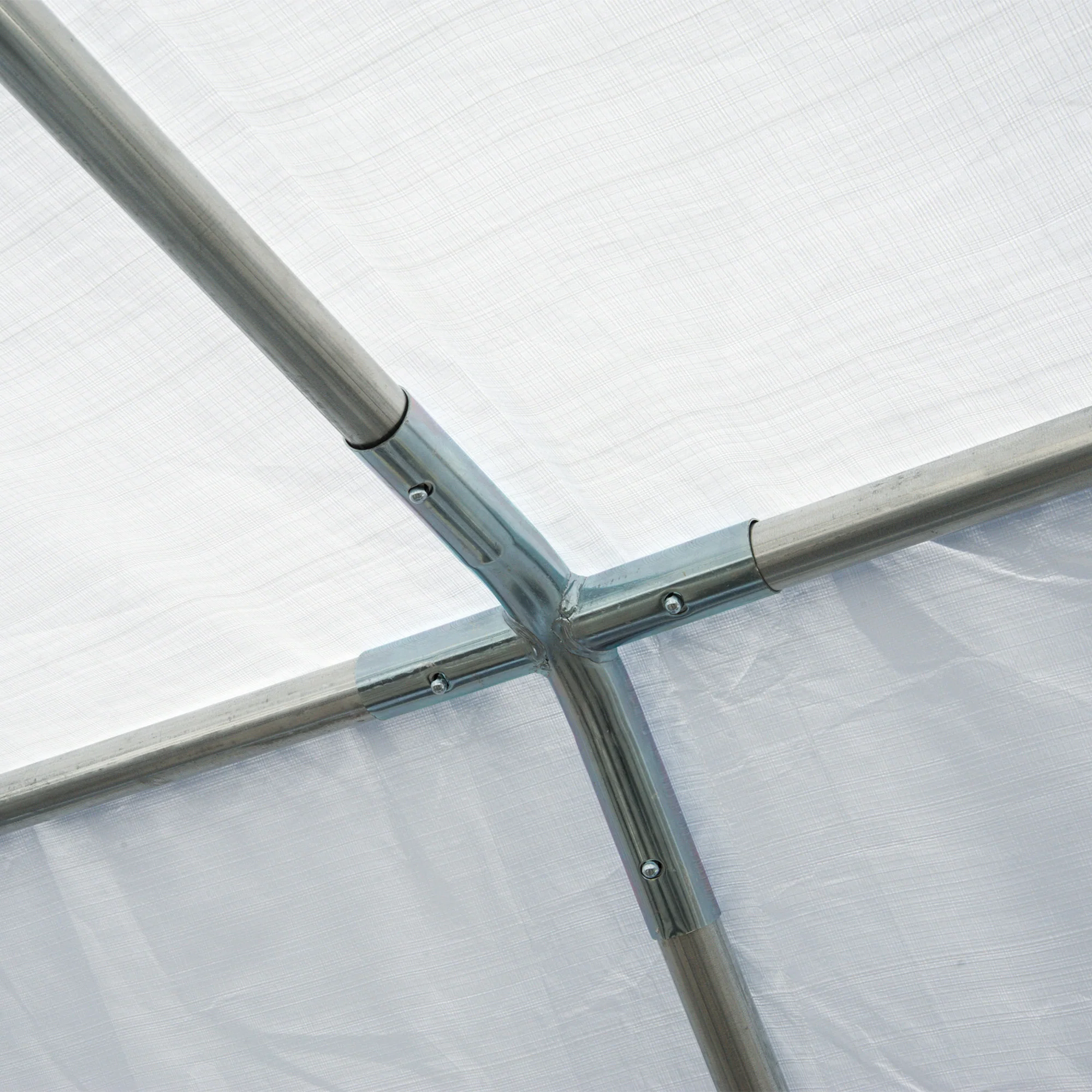 13' x 26' Heavy-duty Outdoor Party Tent with 4 Sidewalls & 8 Windows, White - Image 9